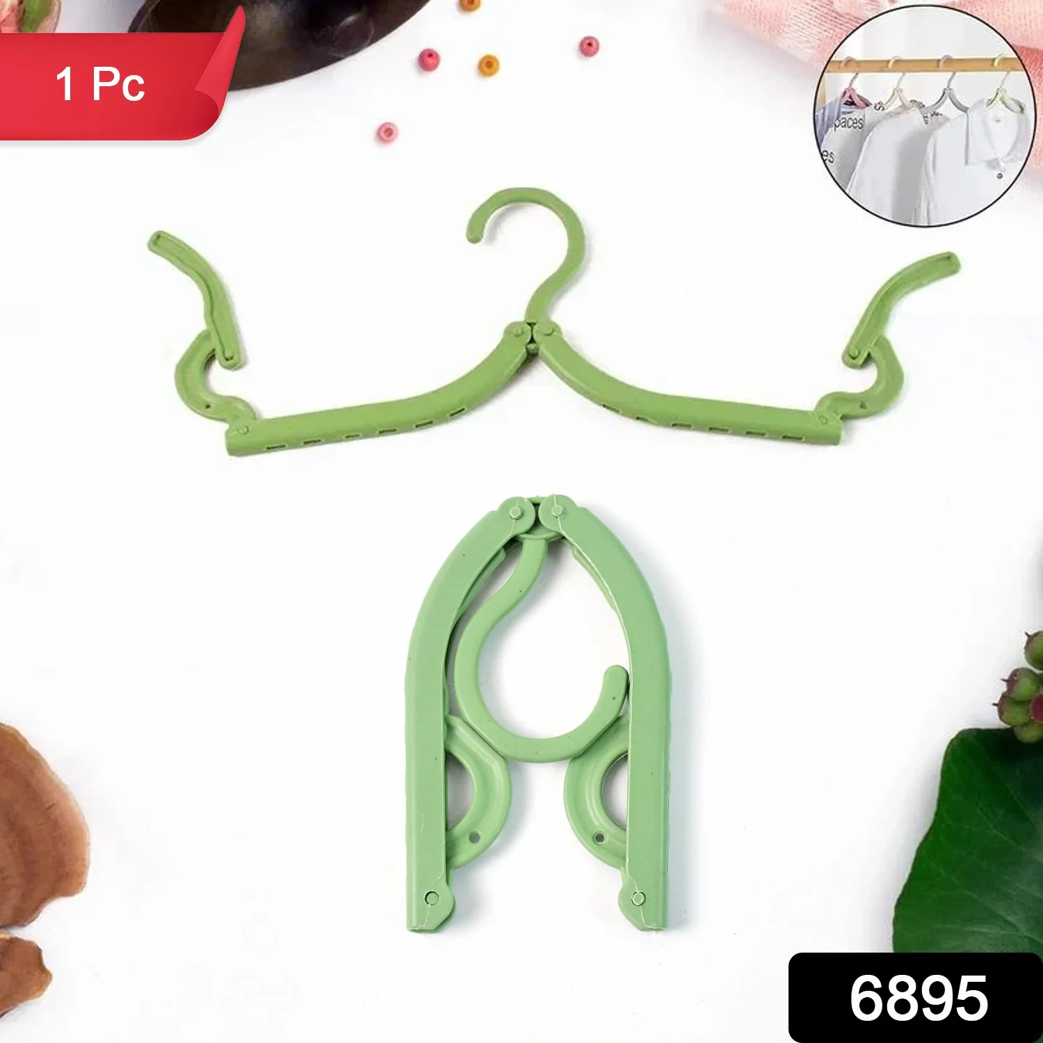 Travel Hangers, Portable Folding Clothes Hangers (1 Pc) - Image 2