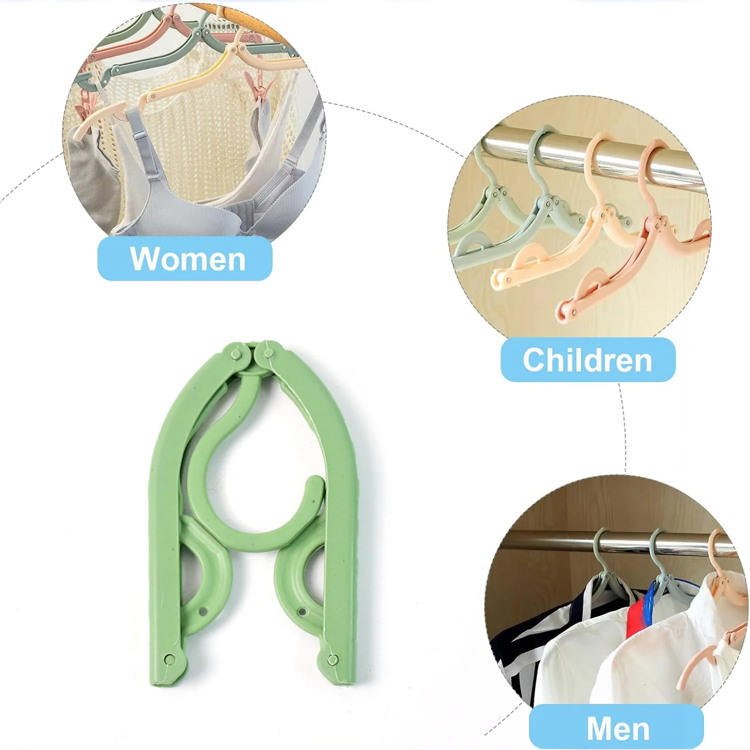 Travel Hangers, Portable Folding Clothes Hangers (1 Pc) - Image 4