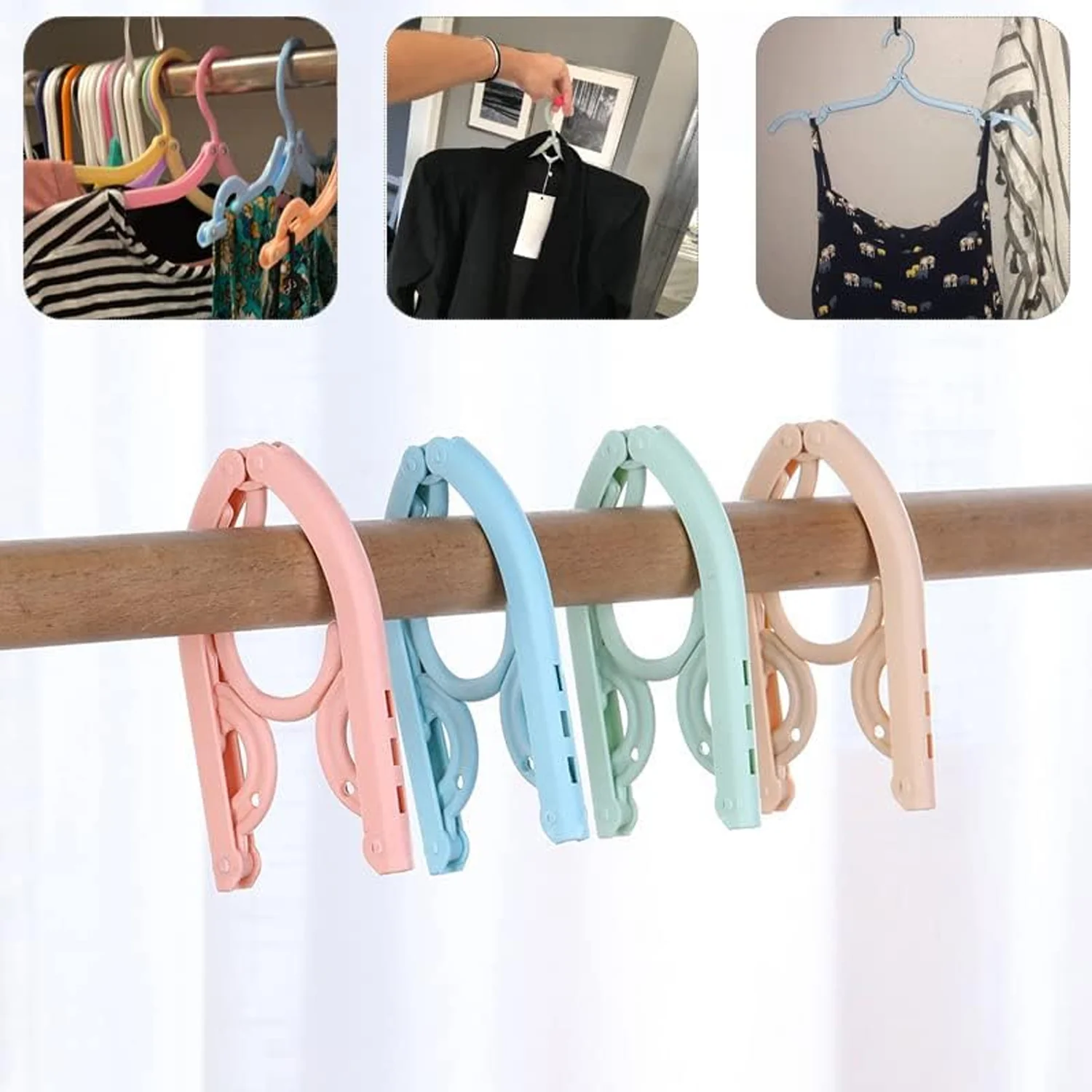 Travel Hangers, Portable Folding Clothes Hangers (1 Pc) - Image 8
