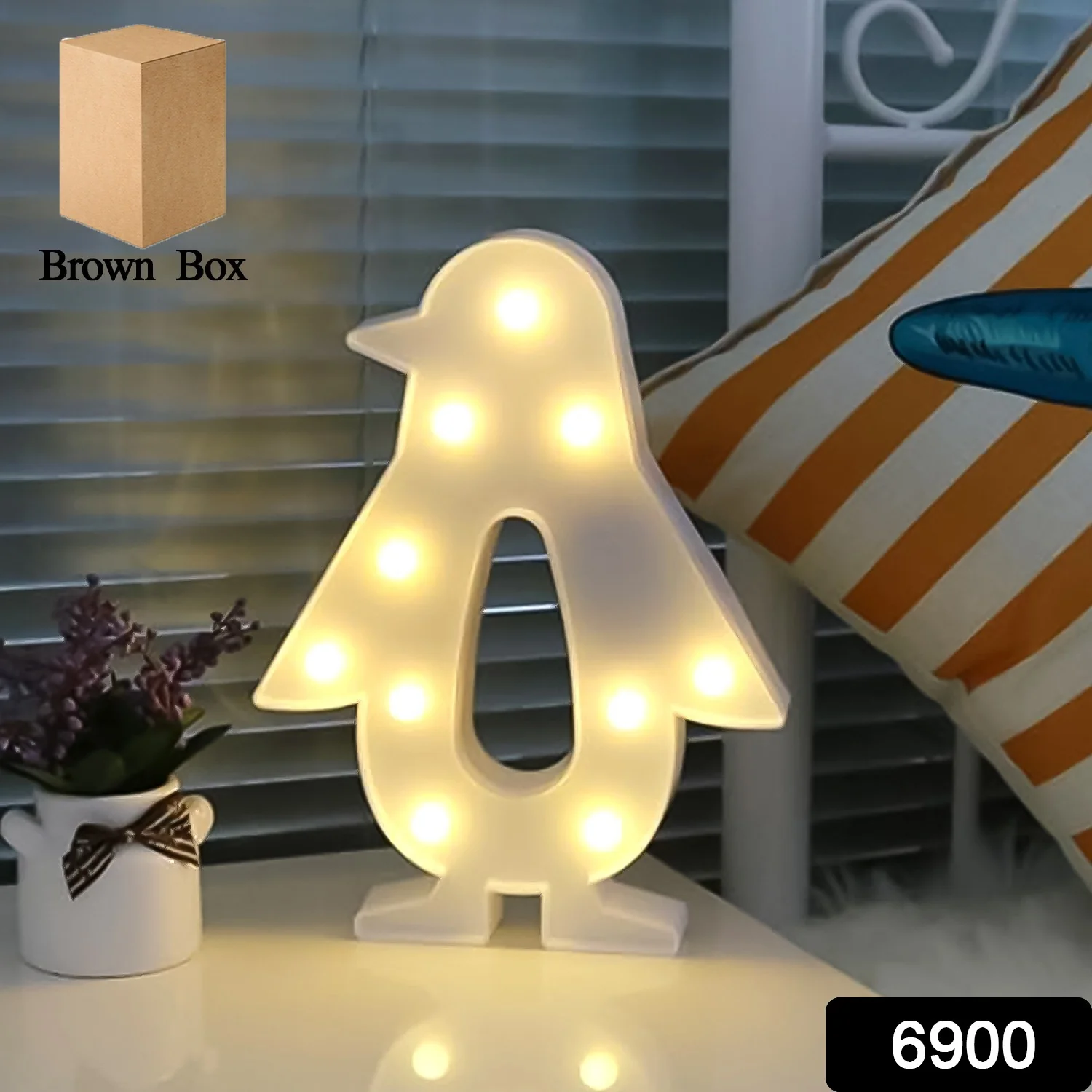 Penguin Shaped Light LED Light Kids Room (1 Pc / Battery Not Included) - Image 2