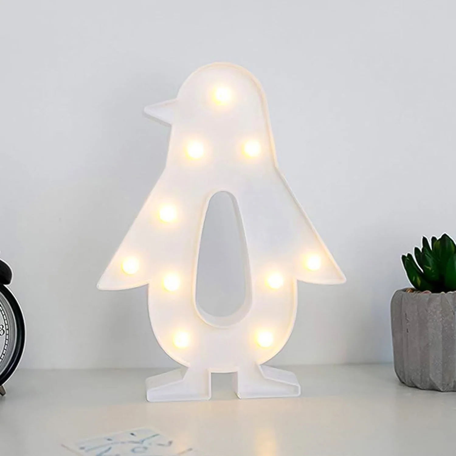Penguin Shaped Light LED Light Kids Room (1 Pc / Battery Not Included) - Image 5