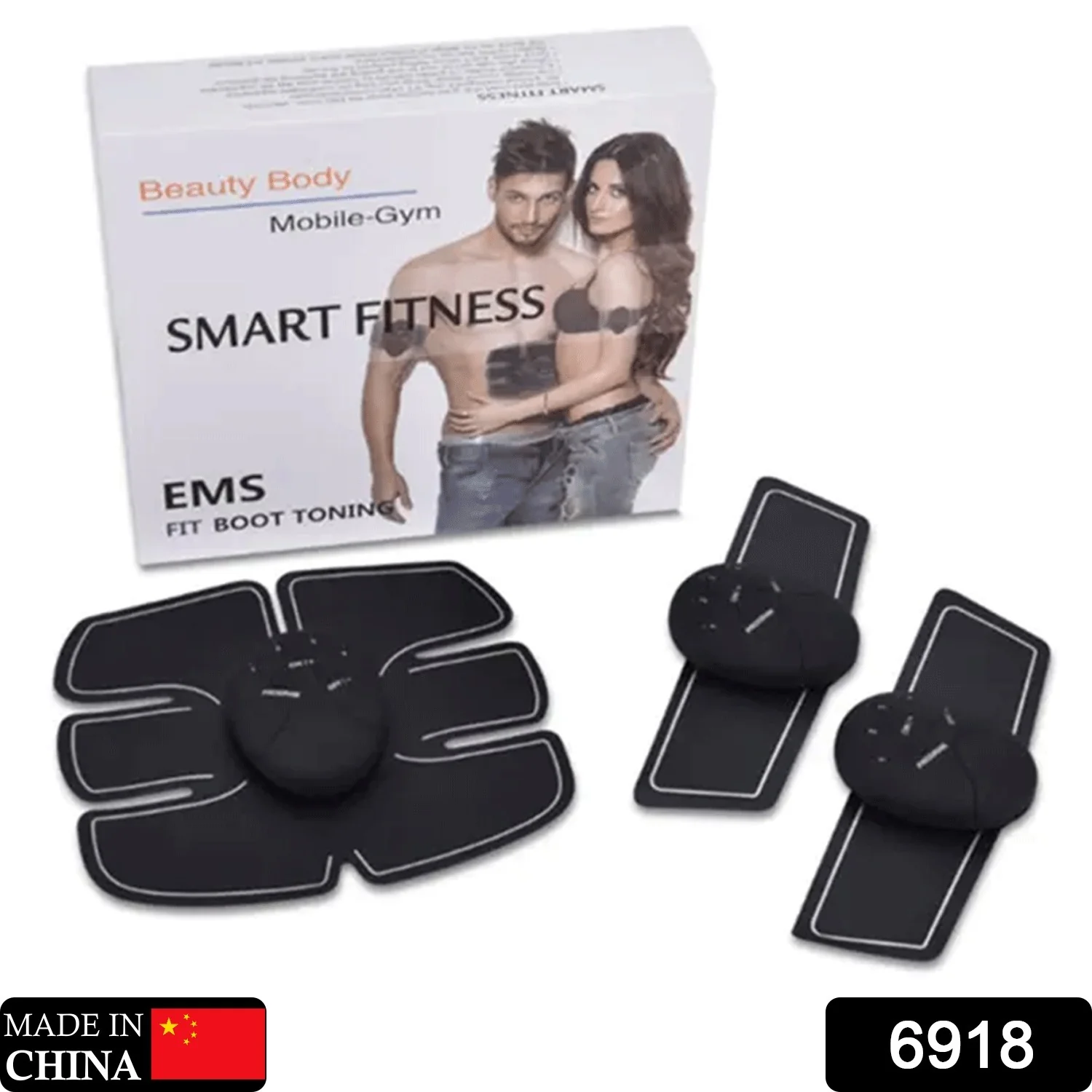 6 Pack Wireless ABS Stimulator Muscle Exerciser Training Belt Device - Image 2