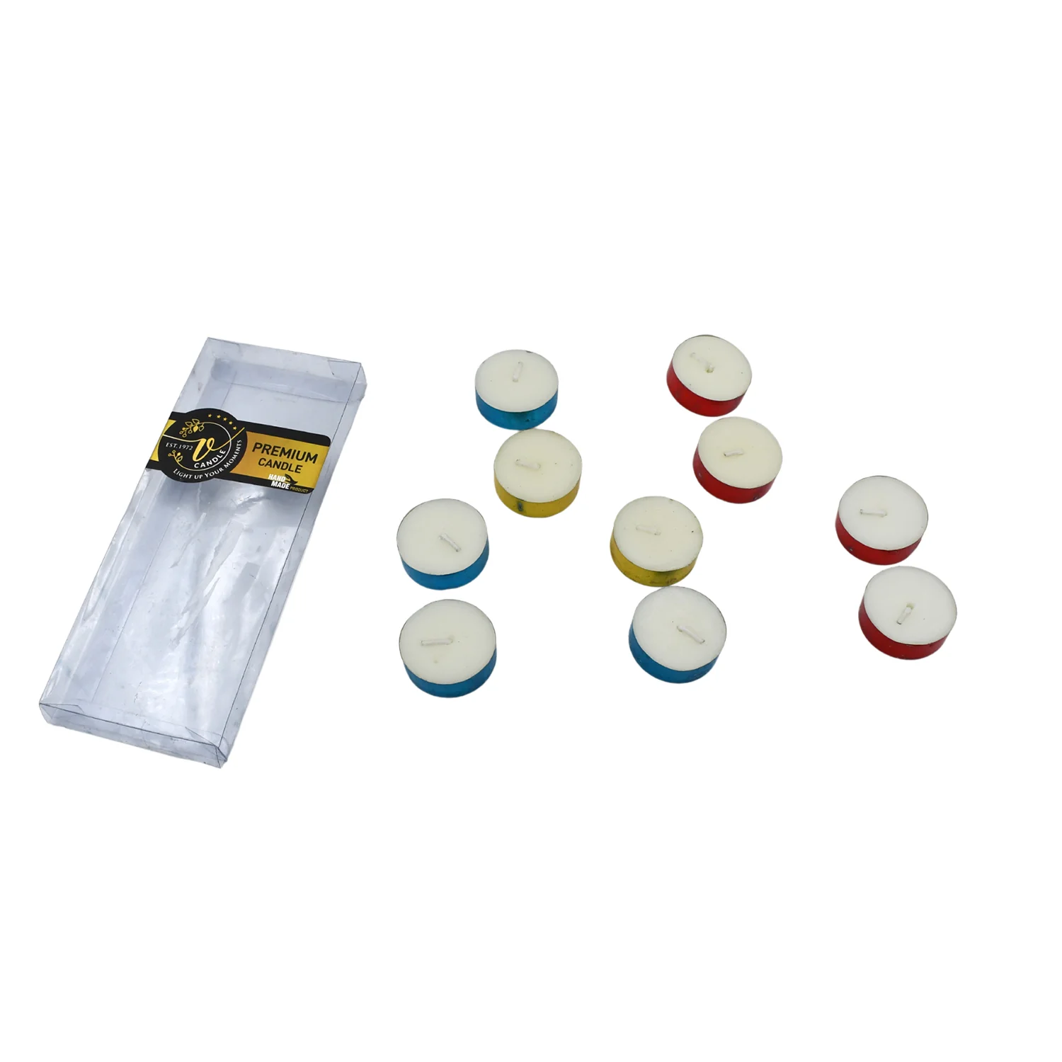 Decorative Color Candle Light for Gifts  Birthday Anniversary Diwali 10 Pc Set - Image 4