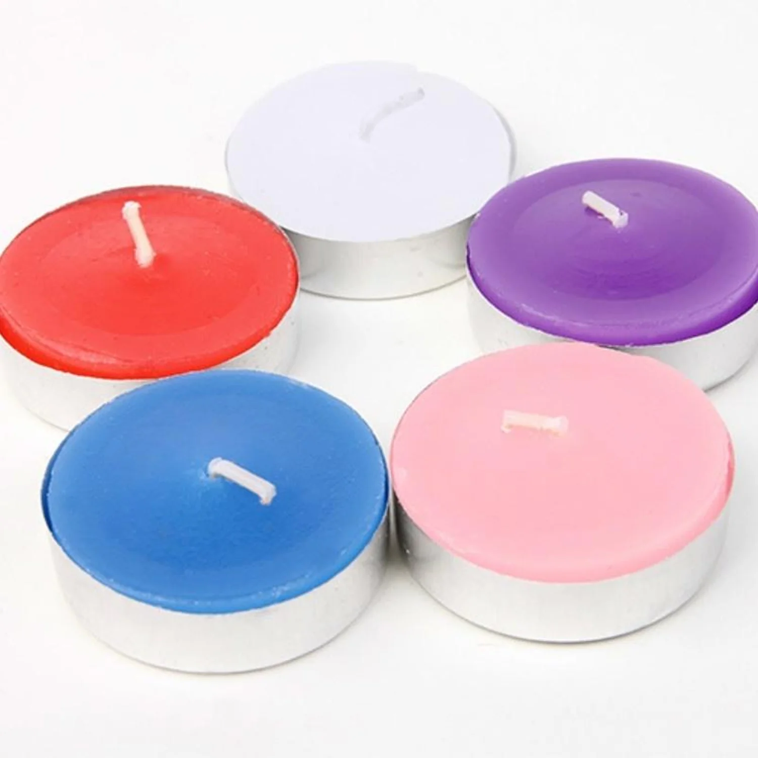 Decorative Color Candle Light for Gifts  Birthday Anniversary Diwali 10 Pc Set - Image 6
