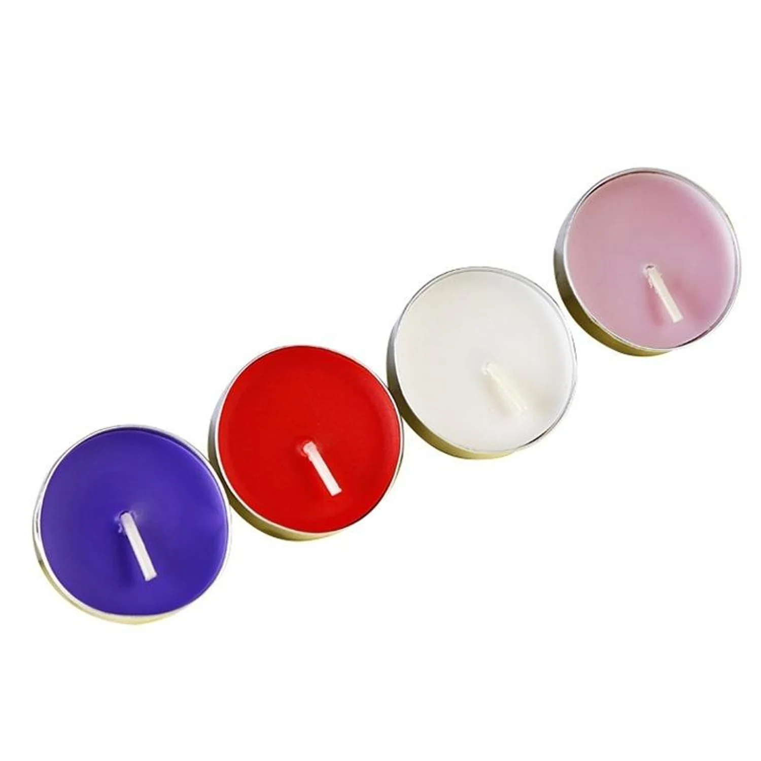 Decorative Color Candle Light  for Gifts Birthday Anniversary Diwali 50 Pc Set - Image 4