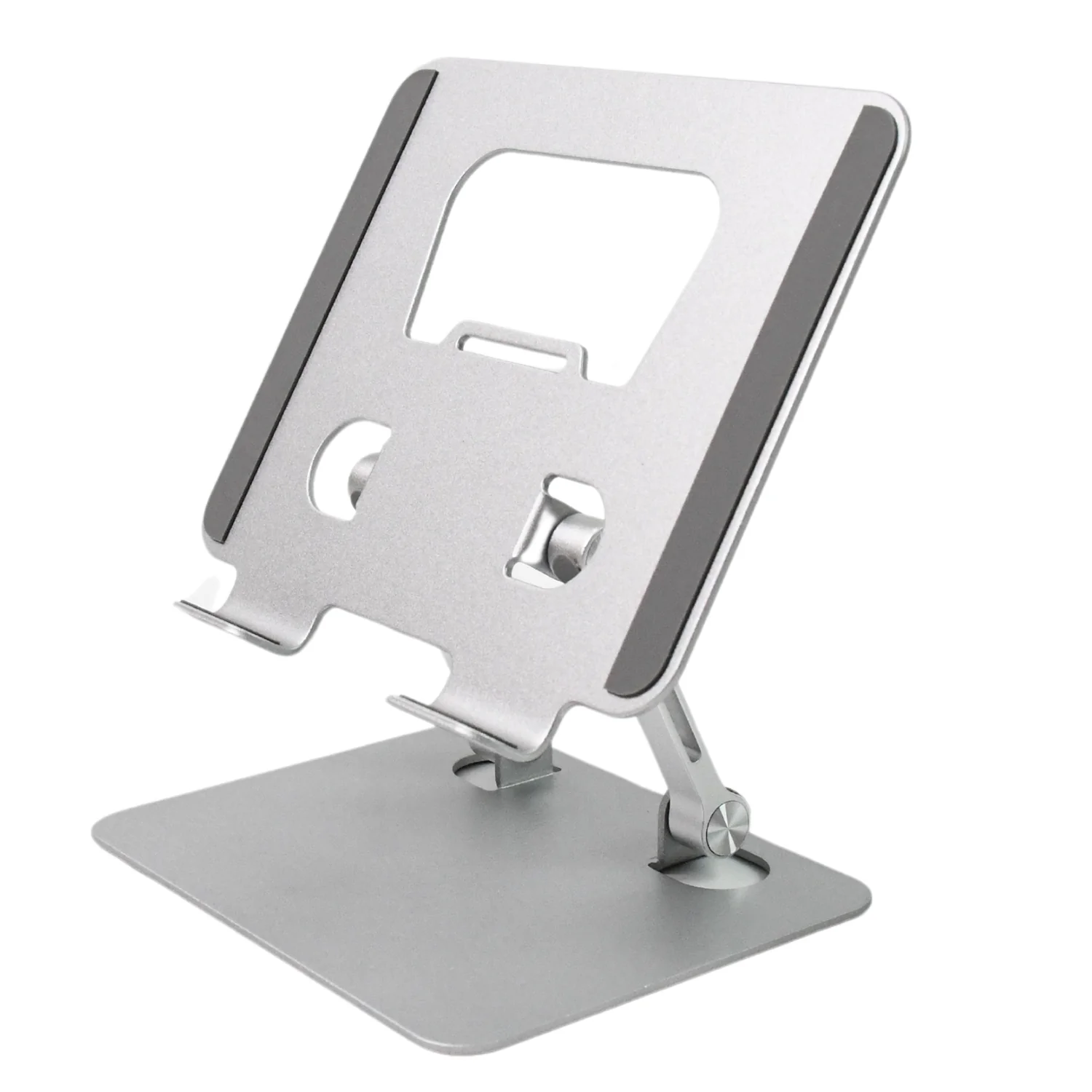 Tablet Stand Metal Alloy Adjustable Bracket, Ergonomic Foldable Metal Tablet Holder - Image 5