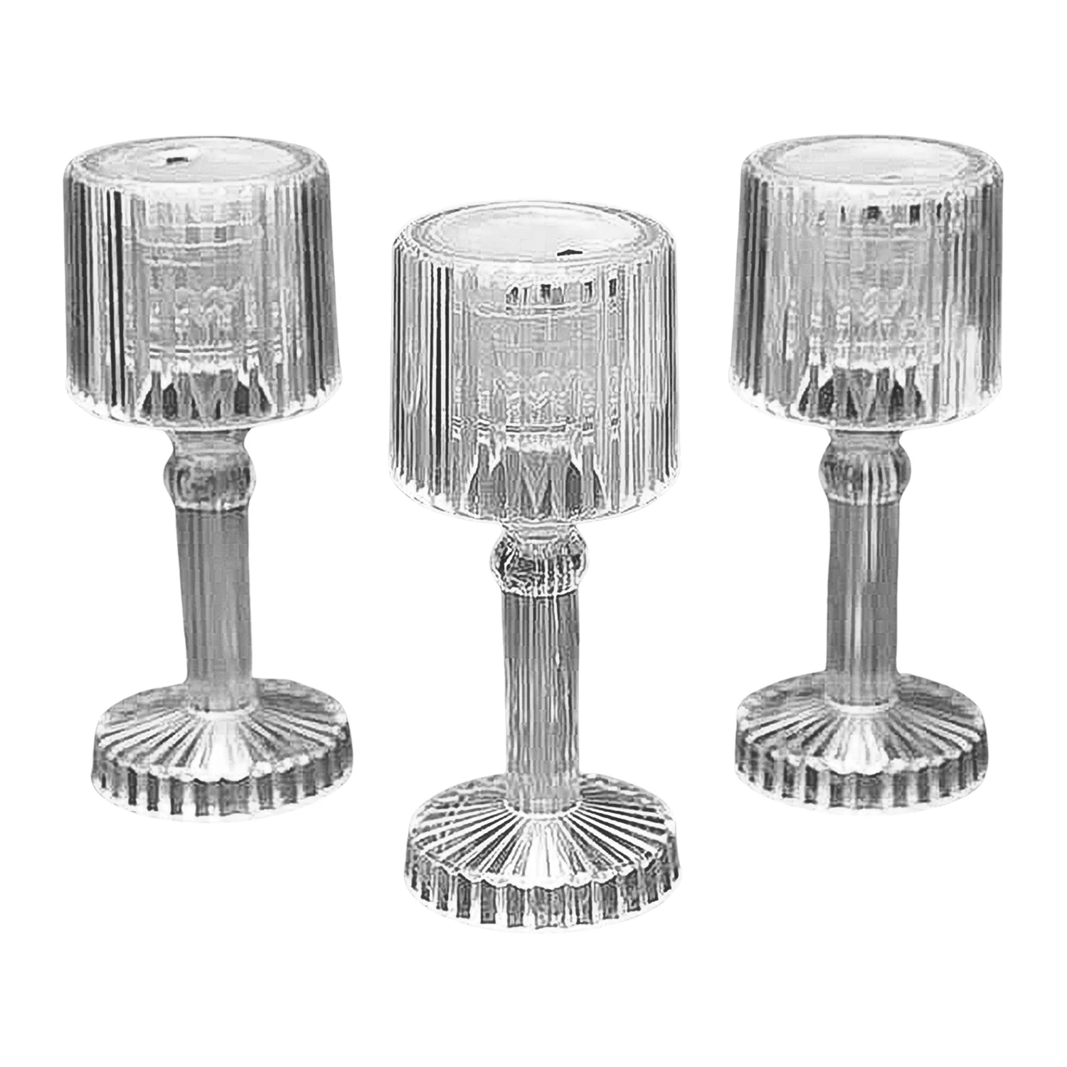 Mini Acrylic LED Desk Lamps Table Lamp Portable Crystal, Diwali (1 Pc / Small) - Image 5