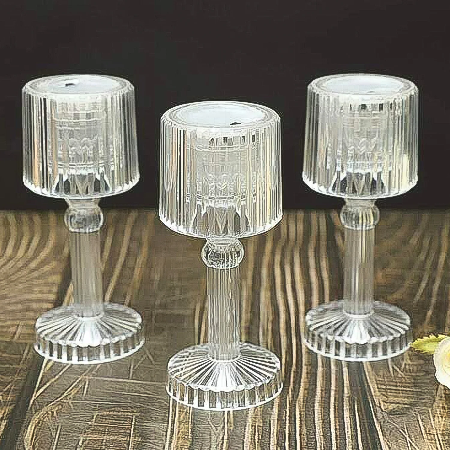 Mini Acrylic LED Desk Lamps Table Lamp Portable Crystal, Diwali (1 Pc / Small) - Image 6