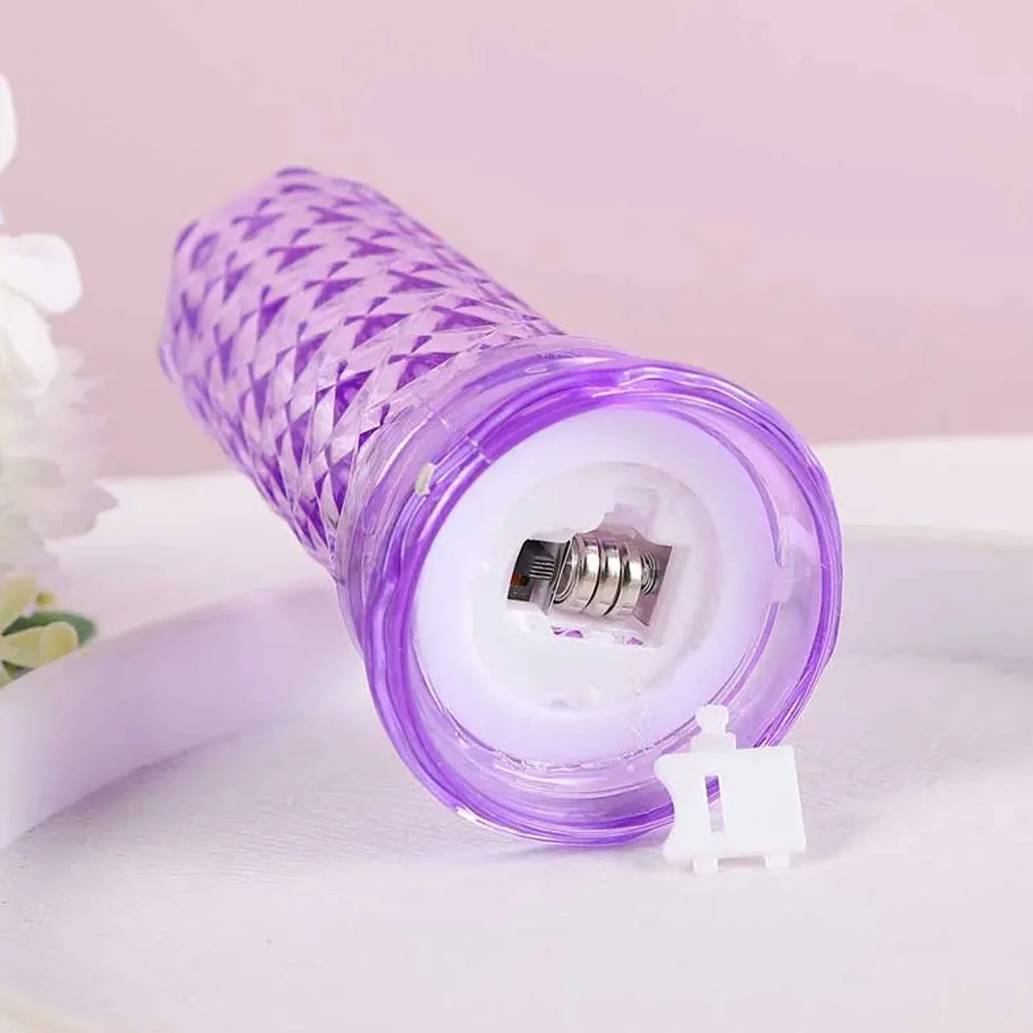 Candles for Home Decoration, Crystal Candlelight, Diwali (1 Pc / Multicolor) - Image 6
