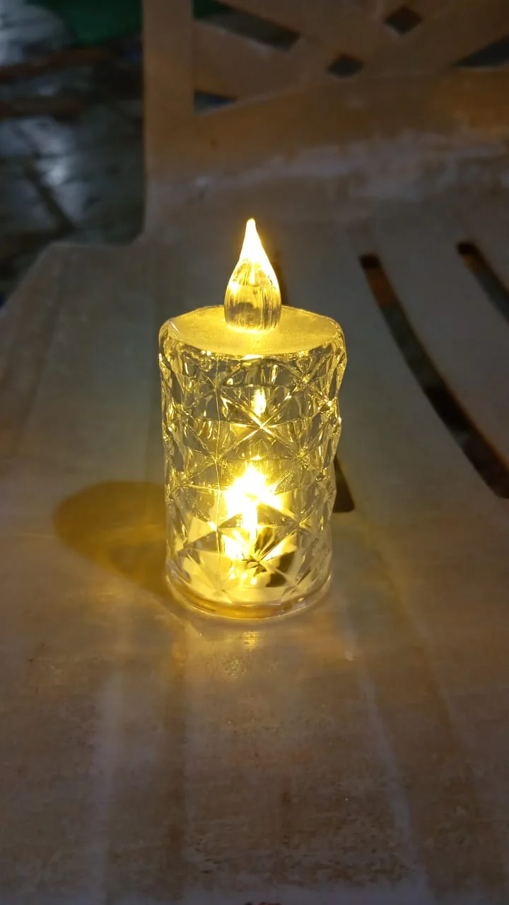 Flameless and Smokeless Decorative Candles LED Tea Light, Diwali (1 Pc) - Image 9
