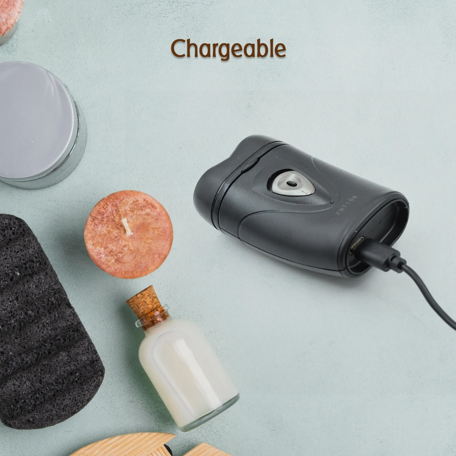Men's Electric Shaver with Double Floating Heads Rechargeable | Portable, Cordless, Travel Electric for Men | USB Rechargeable Shaver | Water Resistant | Flexible Floating Shaving Heads - Image 6