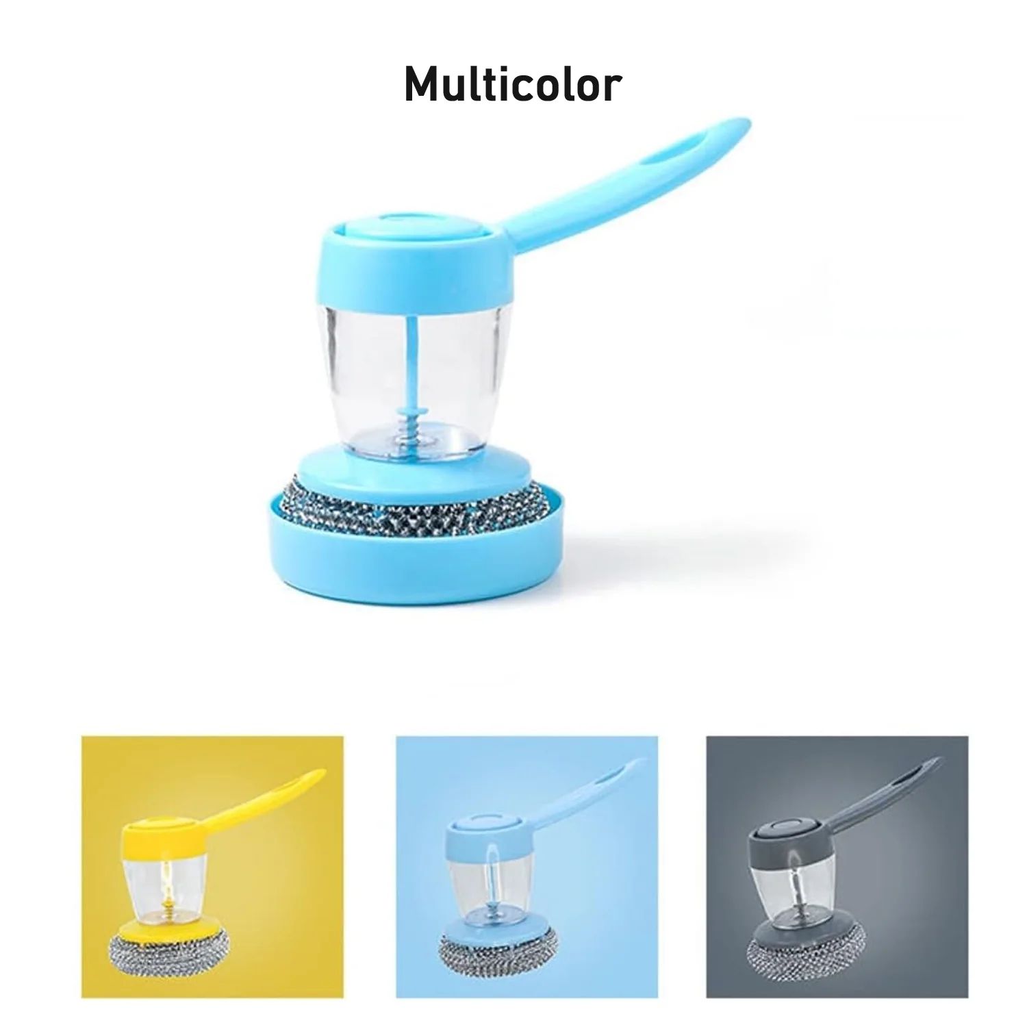 Handheld Soap Dispenser with Scrub (1 Set) - Image 12