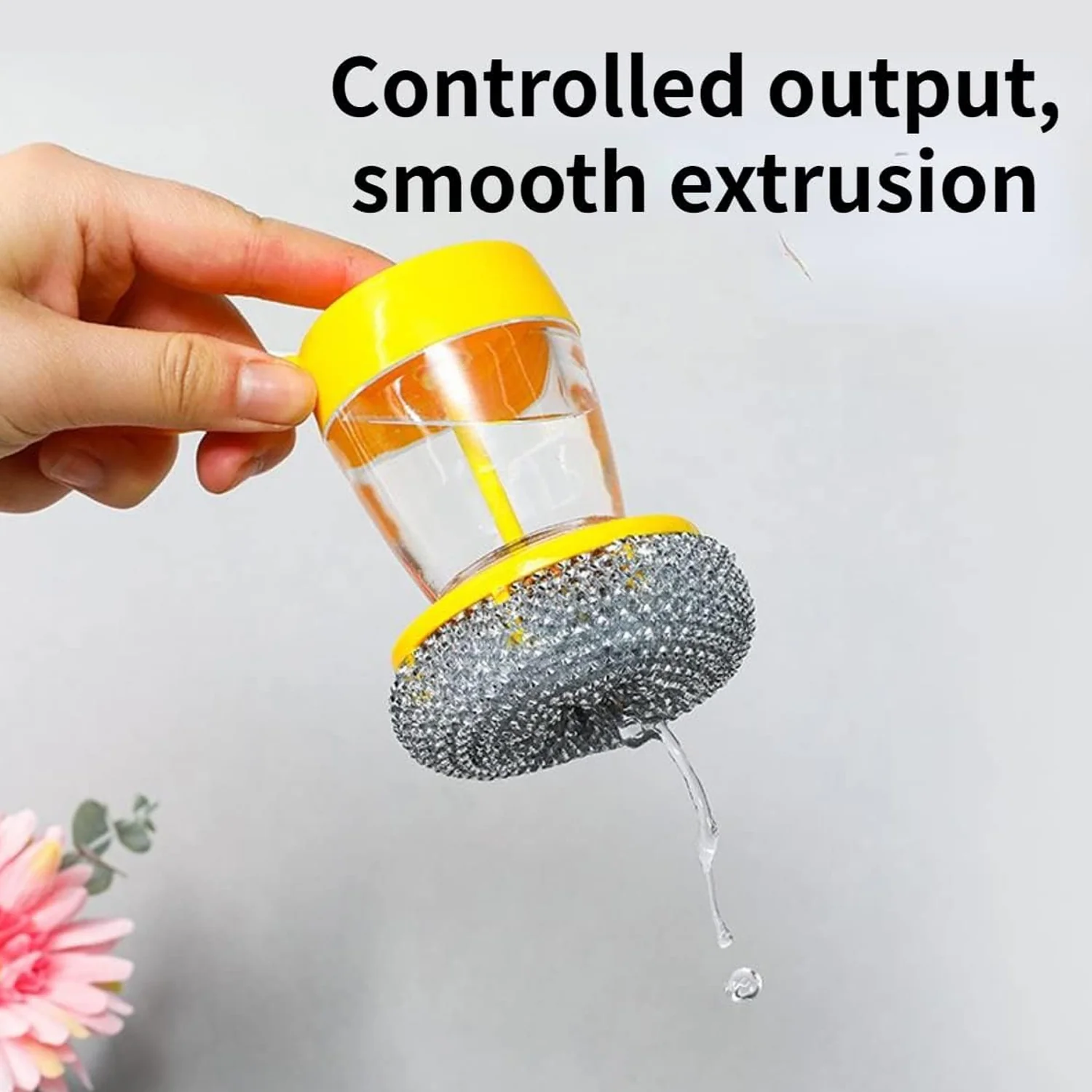 Handheld Soap Dispenser with Scrub (1 Set) - Image 14