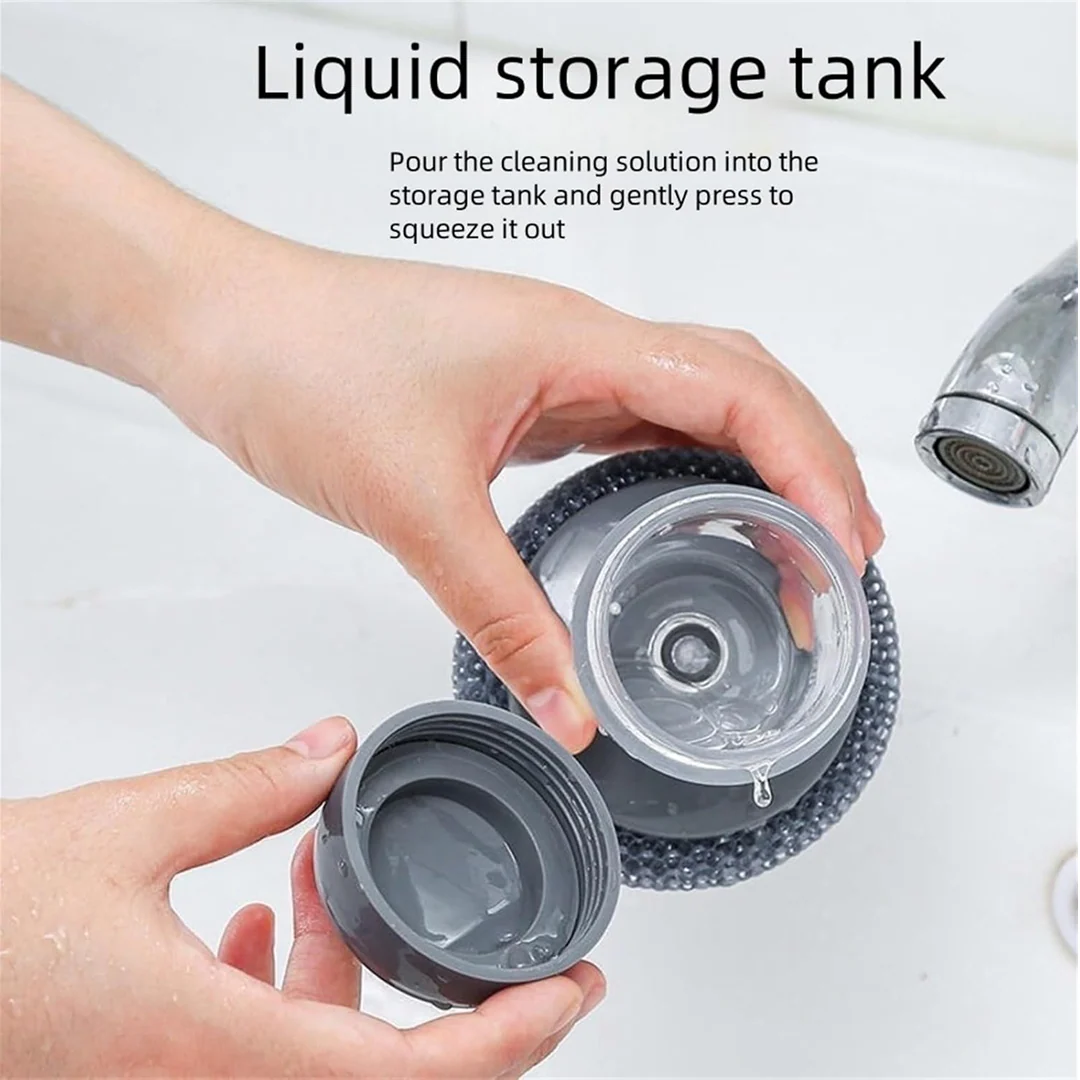 Handheld Soap Dispenser with Scrub (1 Set) - Image 5
