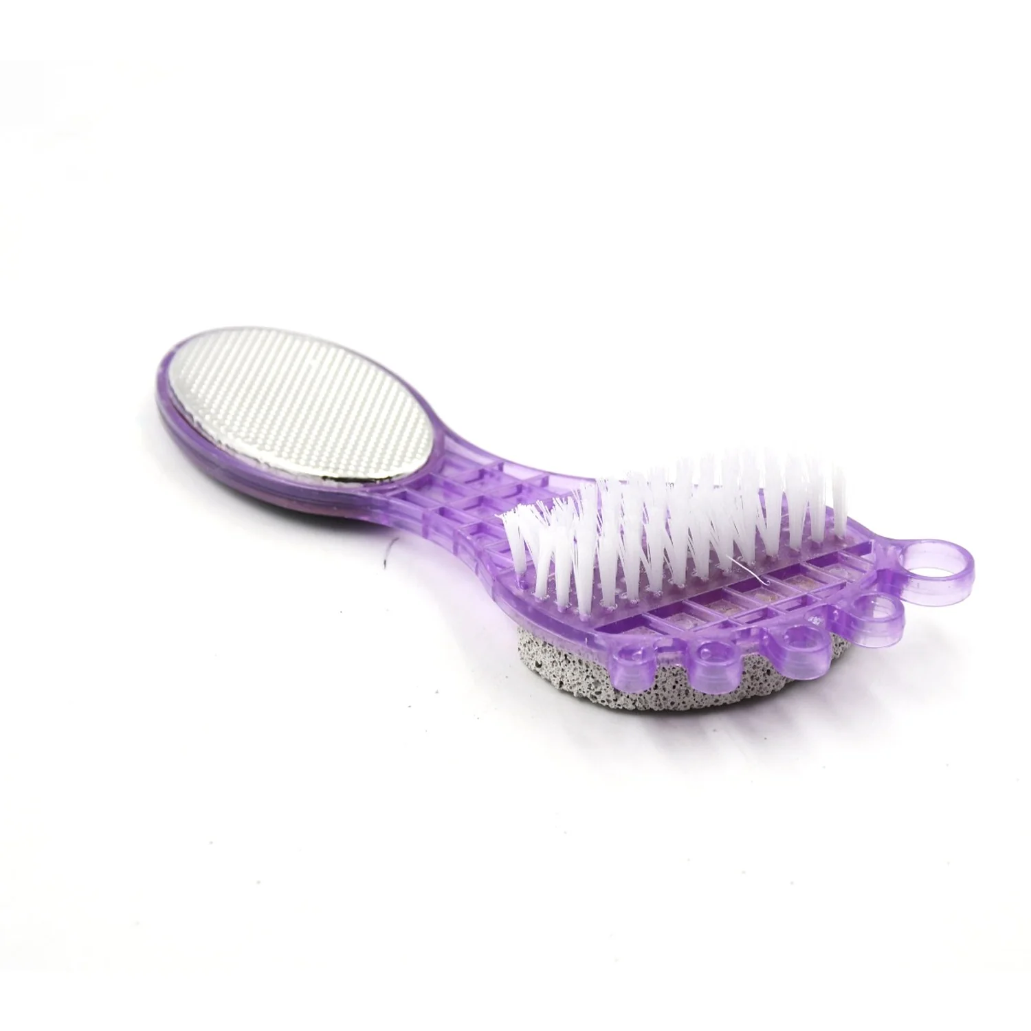 4 in 1 Pedicure Tool – Pumice, Brush, Scrubber & File for Soft Feet - Image 3
