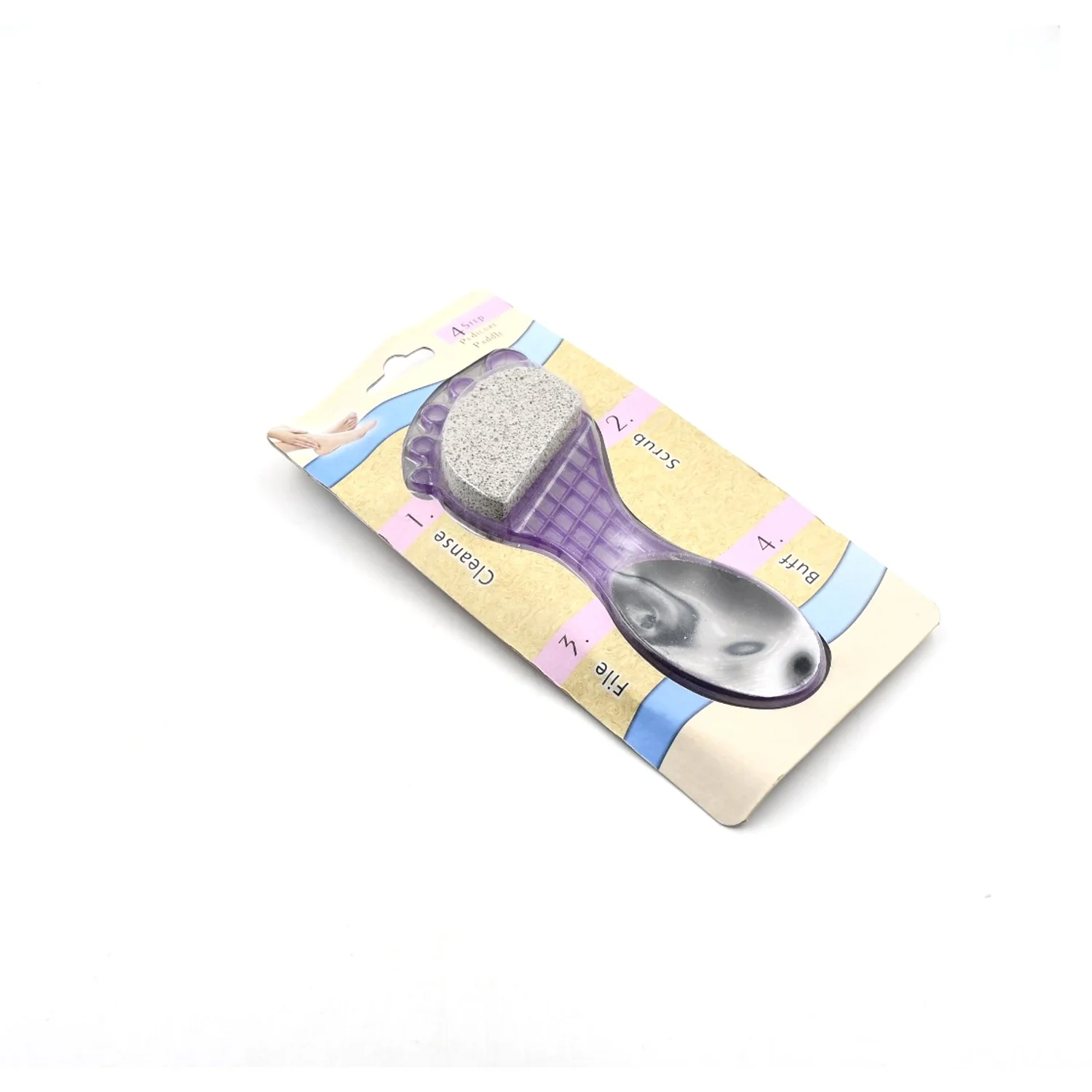 4 in 1 Pedicure Tool – Pumice, Brush, Scrubber & File for Soft Feet - Image 5