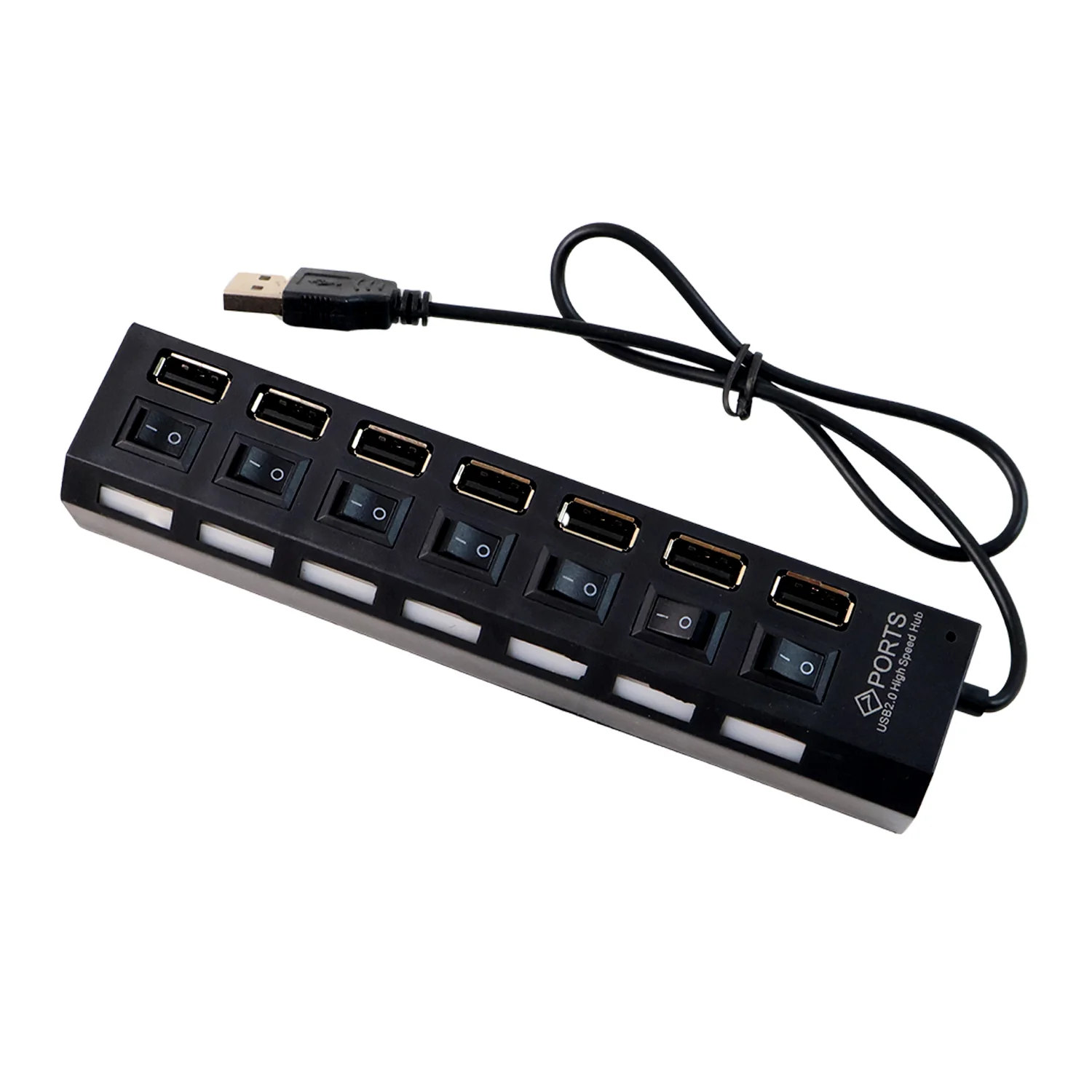 USB Splitter Multi Port USB 2.0 Hub, 7 Port - Image 5
