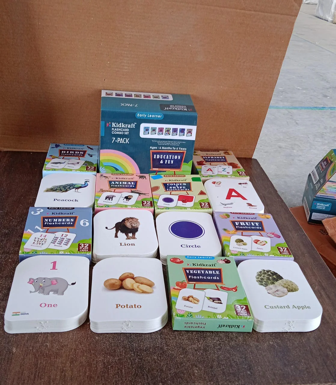 7-in-1 Kidkraft Early Learner Flashcard Combo Set ( 224 PC  CARD) - Image 8