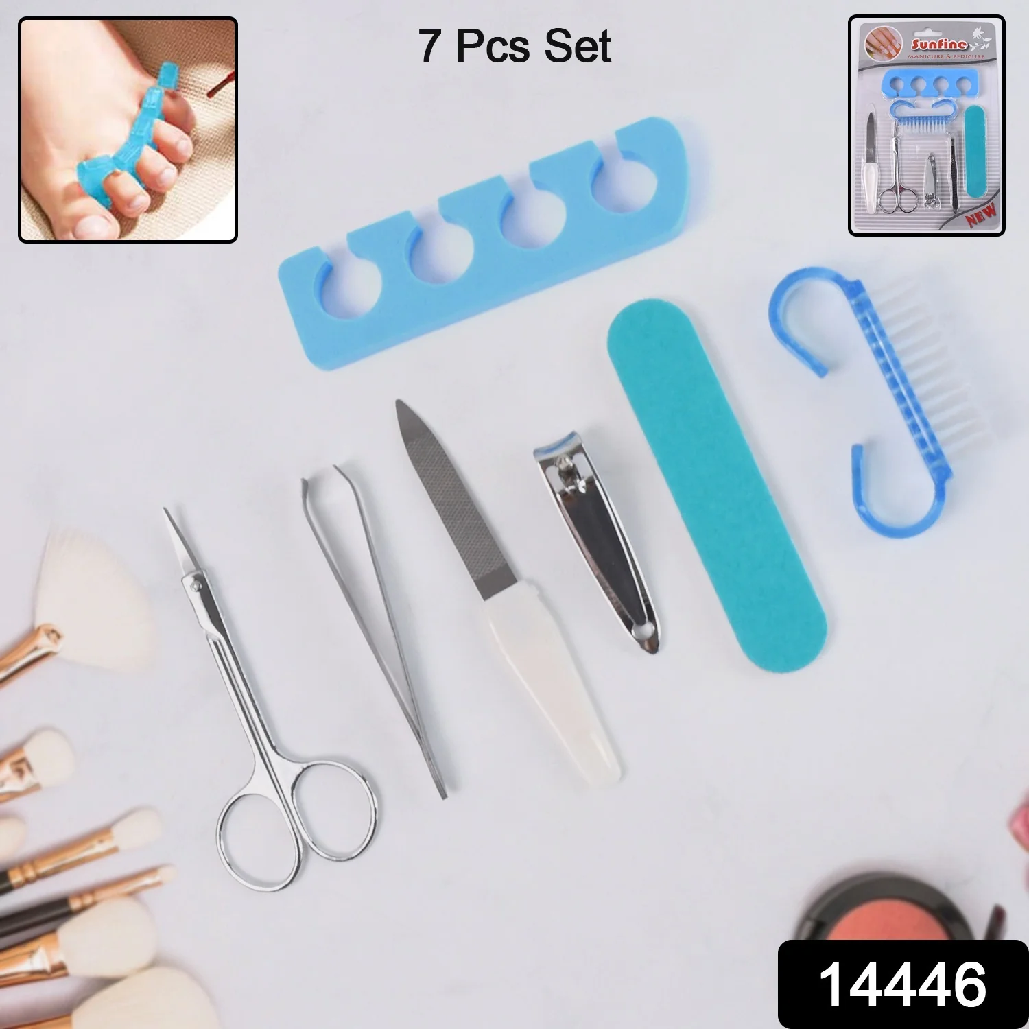 7 in 1 Manicure set Tool Kit (7 Pcs Set) - Image 2