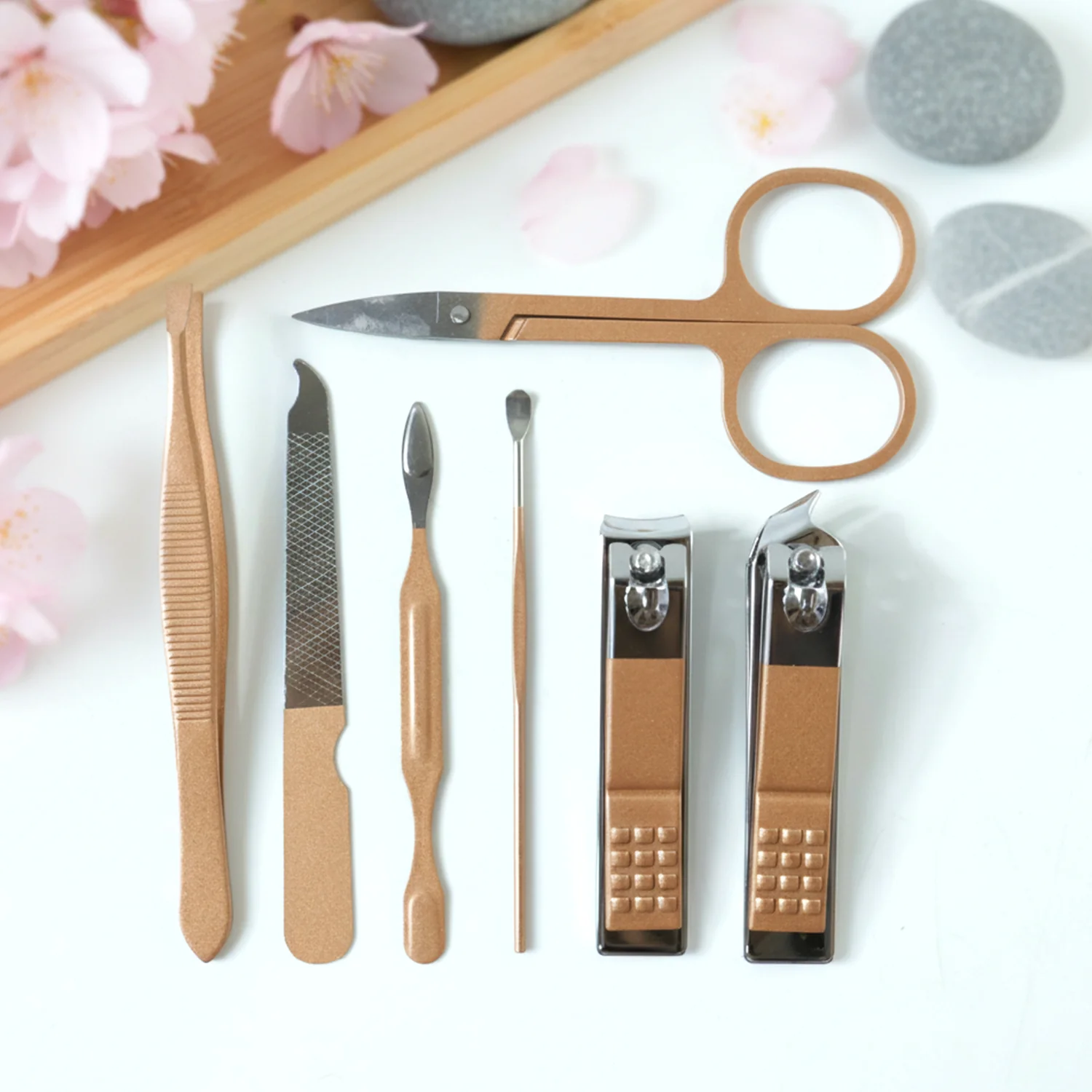7 in 1 Premium Manicure Pedicure Grooming Kit (Mix Design) - Image 4