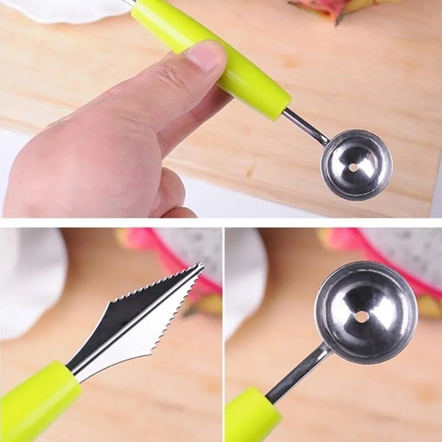 Multifunctional Fruit scooper & peeler  Garnish Kit - Image 10