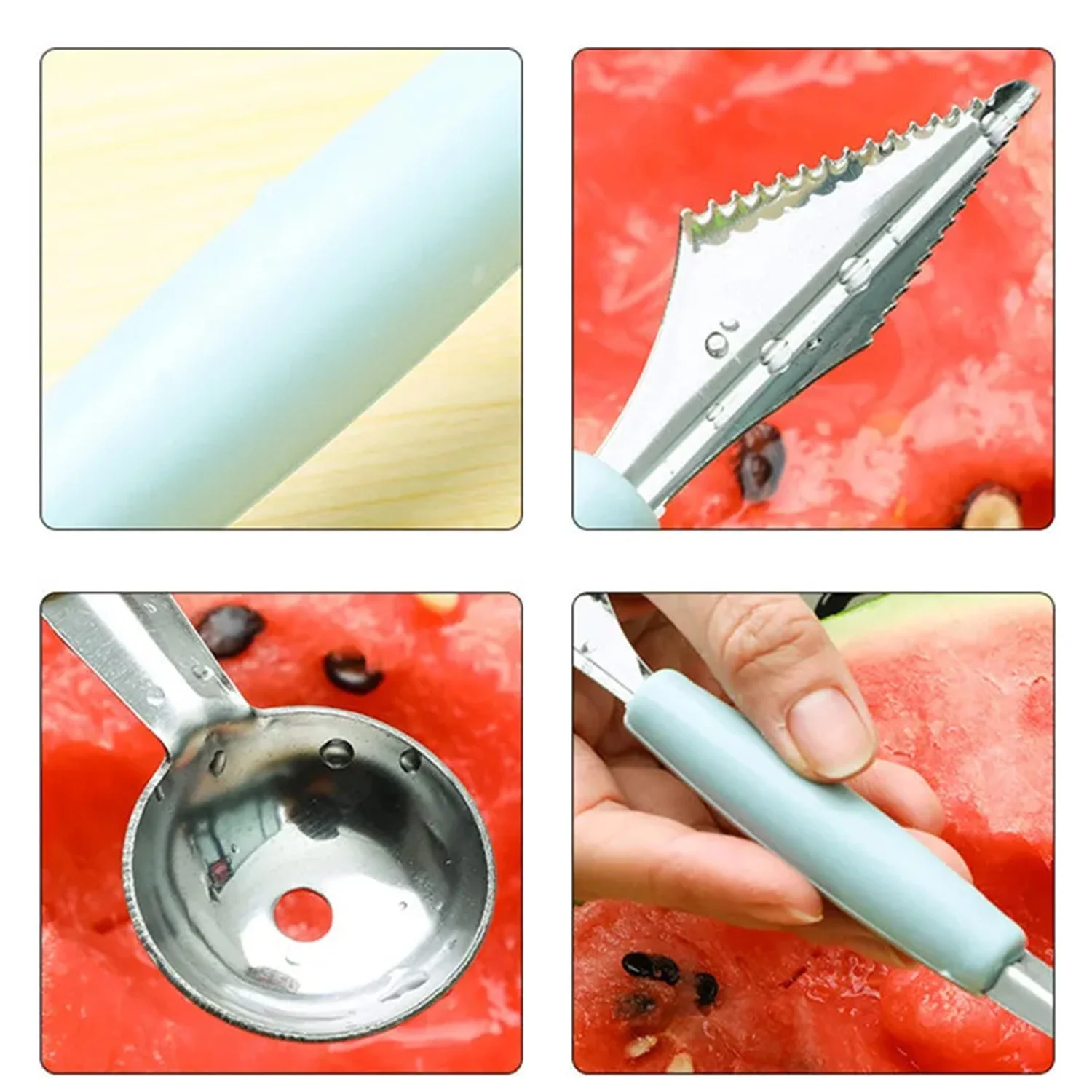 Multifunctional Fruit scooper & peeler  Garnish Kit - Image 11