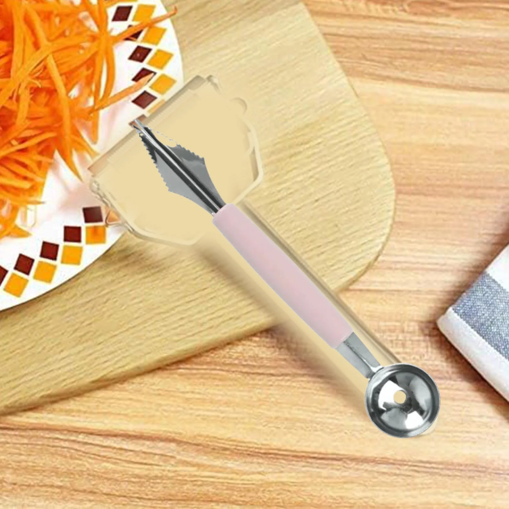 Multifunctional Fruit scooper & peeler  Garnish Kit - Image 12