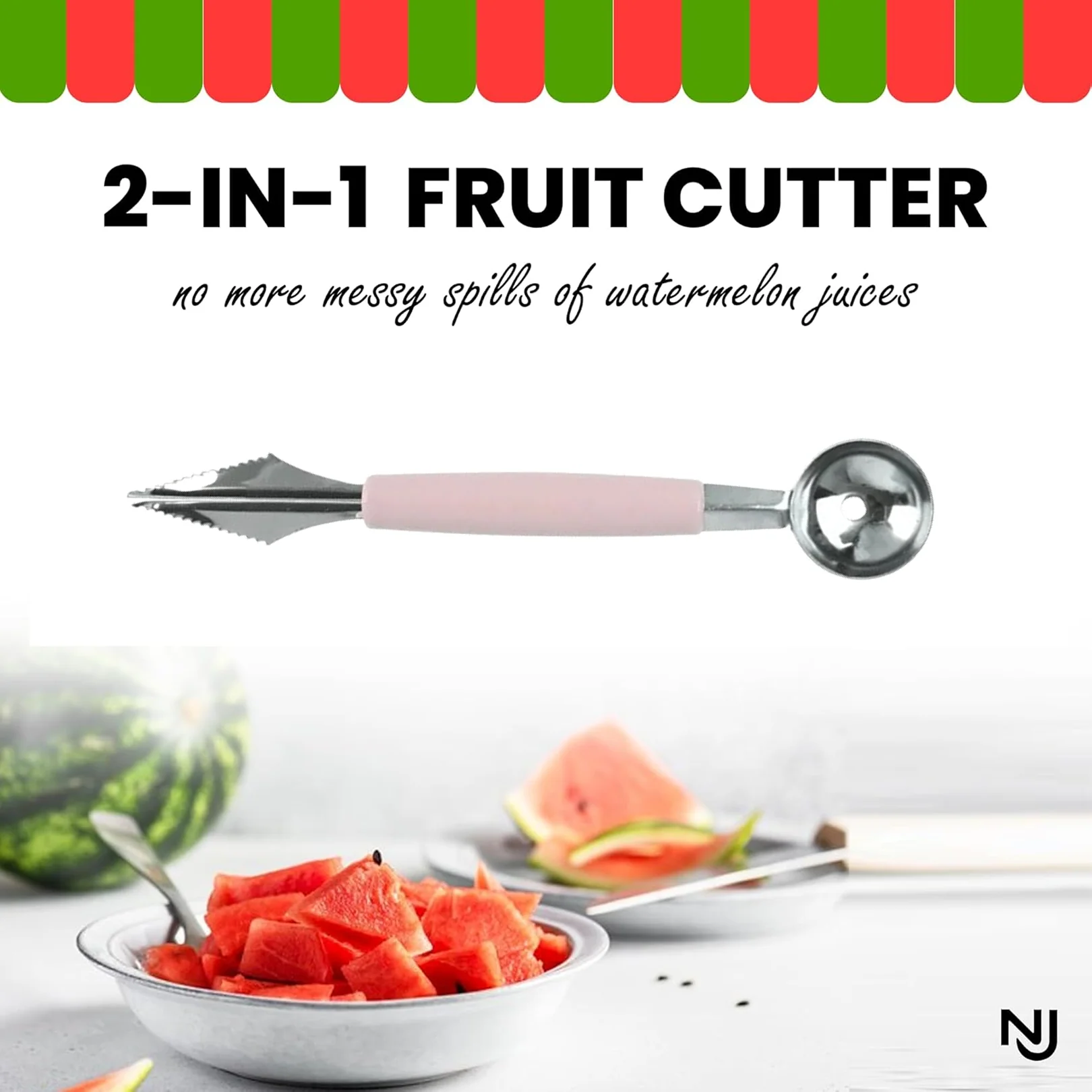 Multifunctional Fruit scooper & peeler  Garnish Kit - Image 3