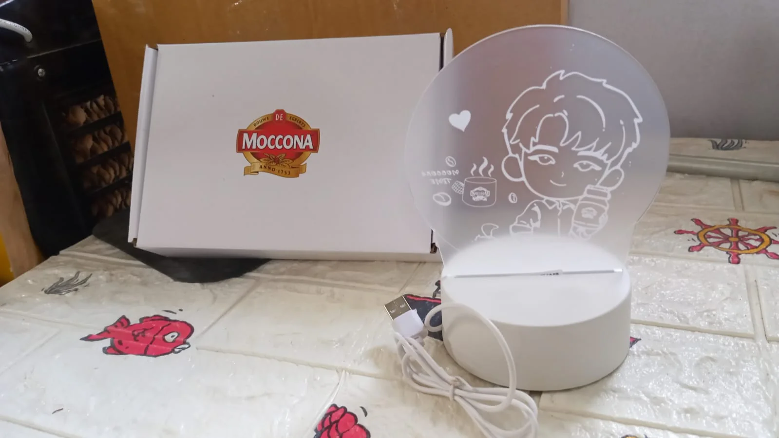 3D LED Night Light Desk Lamp Creative Dream Sleep Bedside Lighting for Bedroom - Image 6