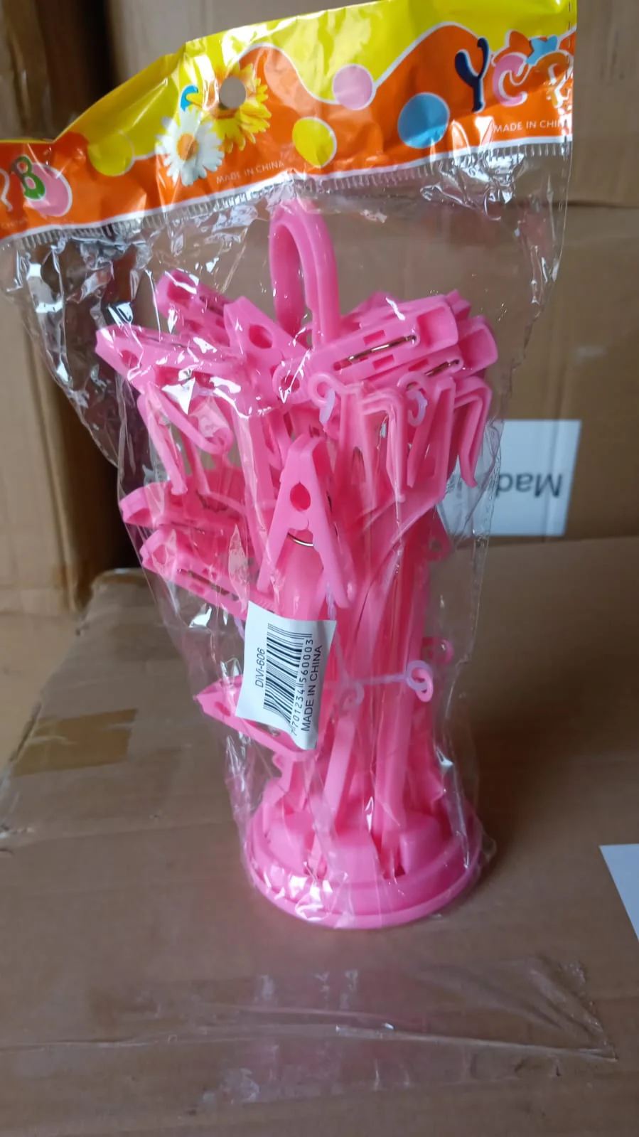 Plastic Foldable Underwear Hanging Dryer Clothes Clips Hanger Drying Rack, Clothes Hangers with 16 Clips, Clip Hanger Drip Hanger for Drying Underwear, Baby Clothes, Socks, Bras, Towel, Cloth Diapers, Gloves - Image 7
