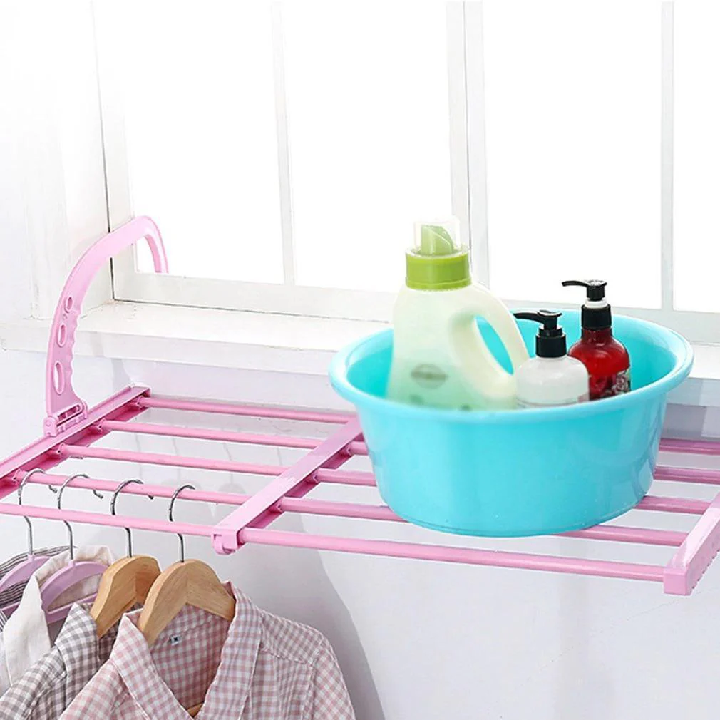 Multi-function Hanging Window Retractable Drying Shoe Rack - Image 3