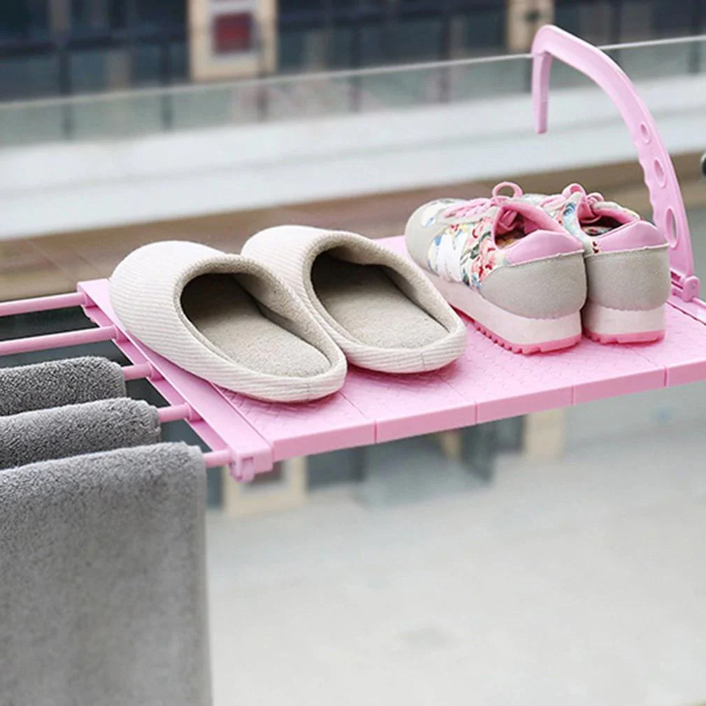 Multi-function Hanging Window Retractable Drying Shoe Rack - Image 6