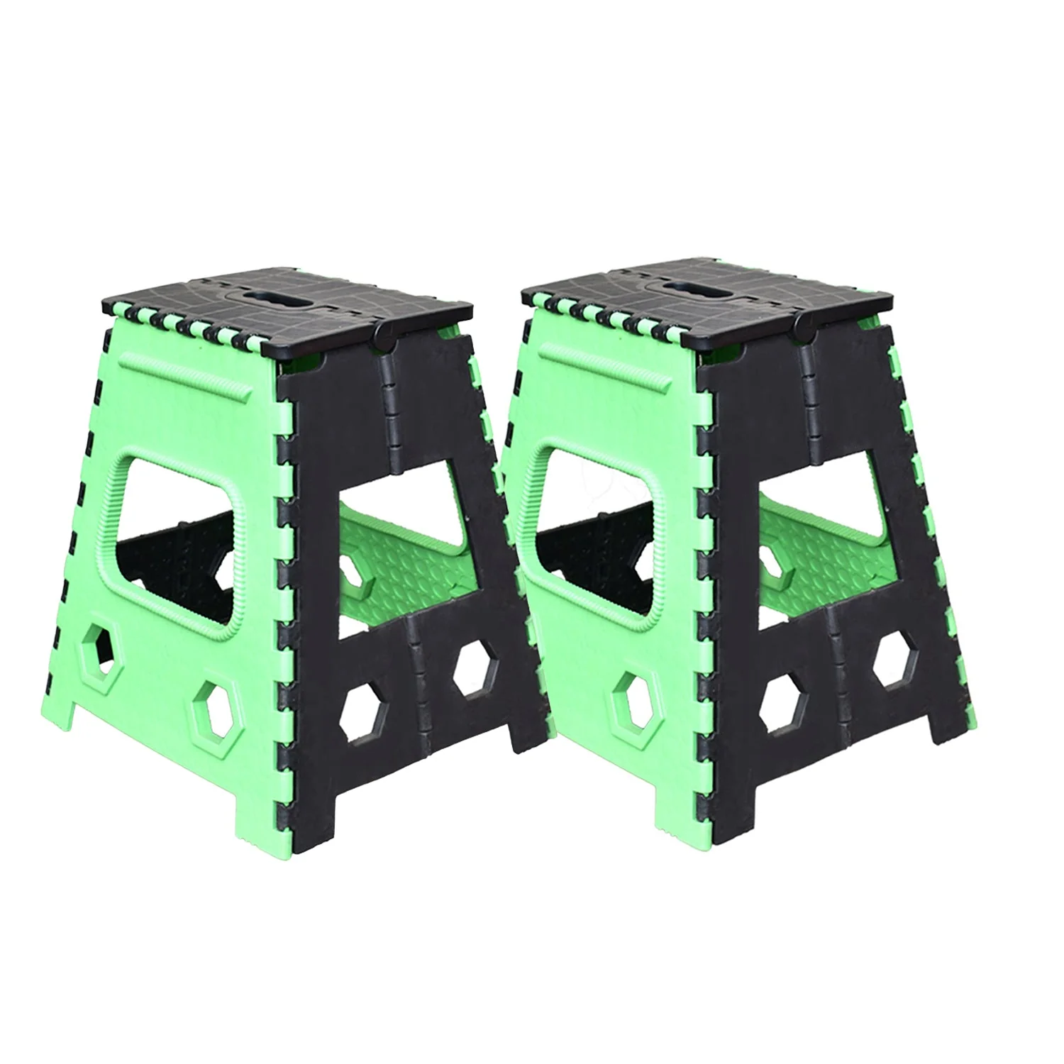 1pc 18inch Folding Stool Adults and Kids, Also For Kitchen Stepping With (Brown Box) - Image 3