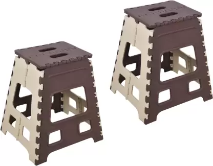 1pc 18inch Folding Stool Adults and Kids, Also For Kitchen Stepping With (Brown Box) - Image 5