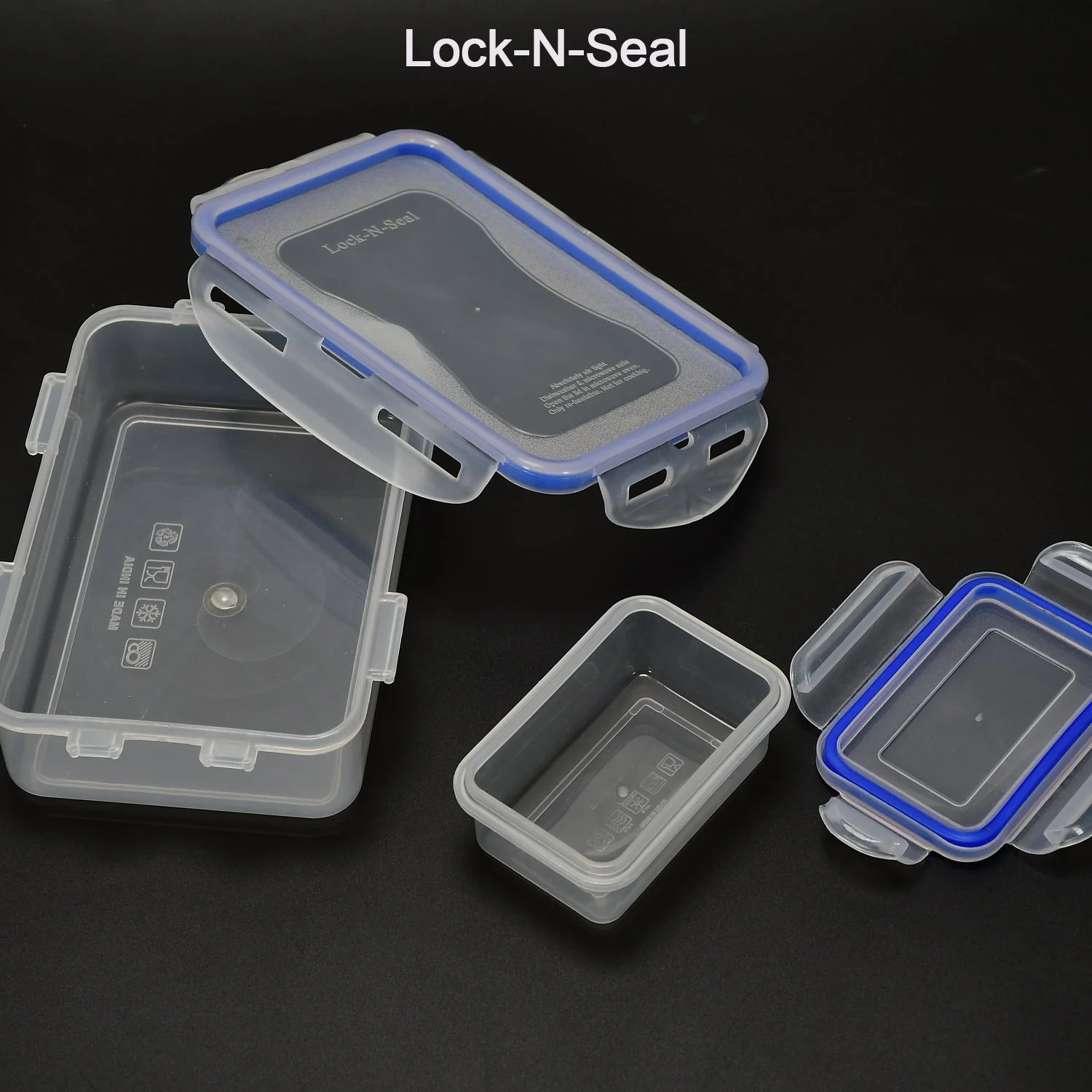 Multipurpose Air Tight 4 Side Lock Food Grade Lunch Box With Small Square Container - Image 6