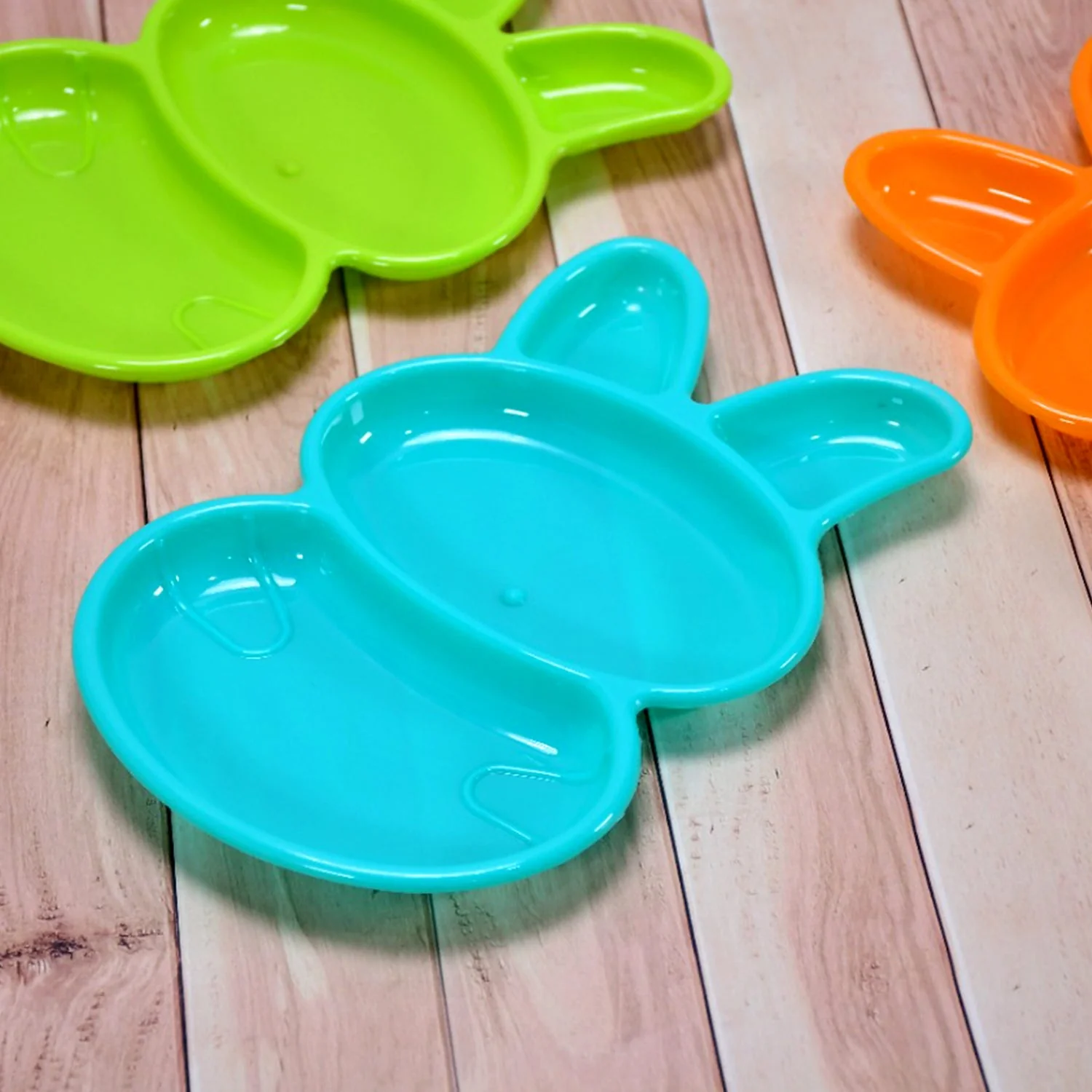 6-Piece Rabbit Shape Dish Set for Kids (Multicolor) - Image 10