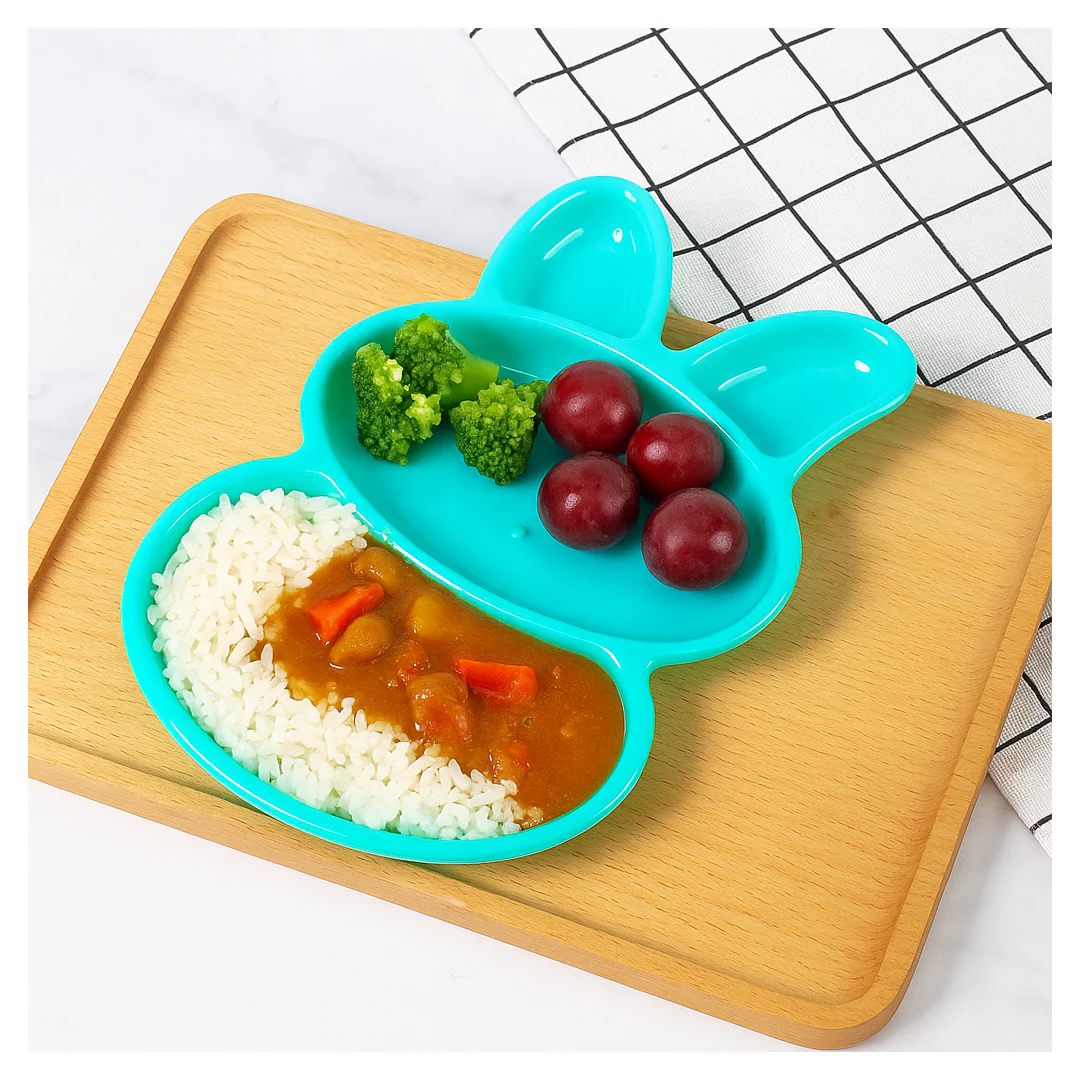 6-Piece Rabbit Shape Dish Set for Kids (Multicolor) - Image 5