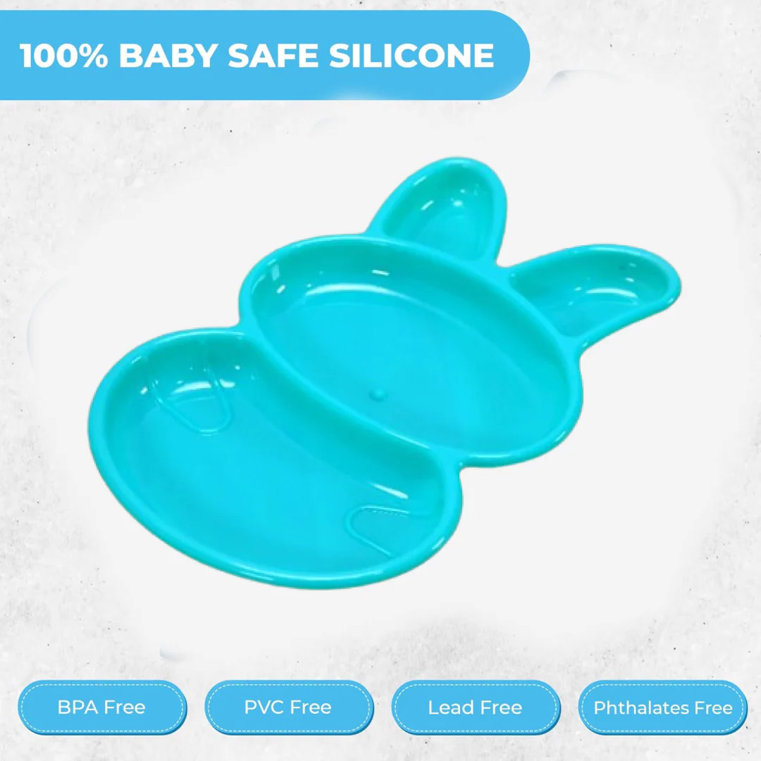 6-Piece Rabbit Shape Dish Set for Kids (Multicolor) - Image 8