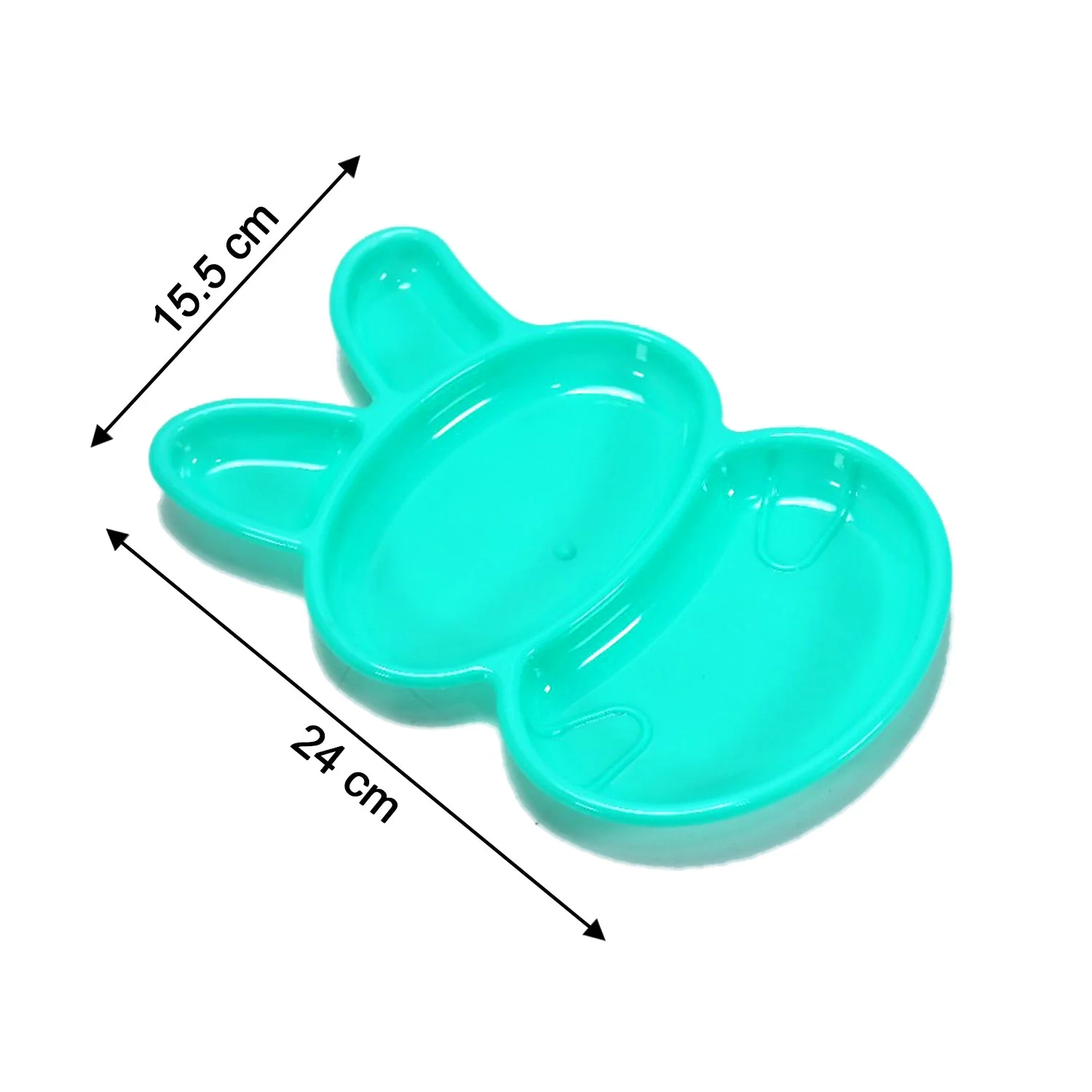 6-Piece Rabbit Shape Dish Set for Kids (Multicolor) - Image 9
