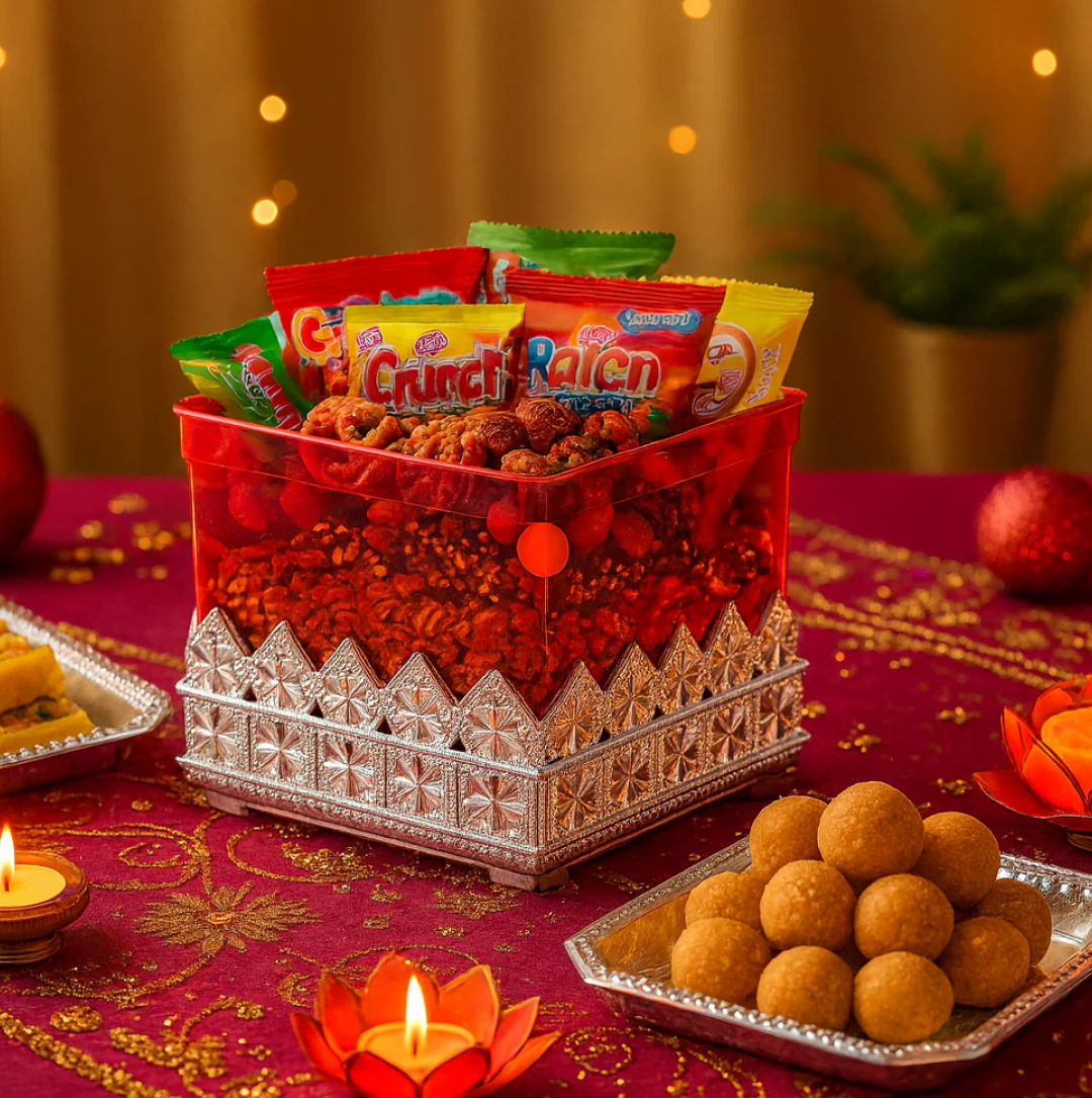 Ruby Dry fruit Storage Container - Attractive Design Box for Home & Kitchen - Image 7