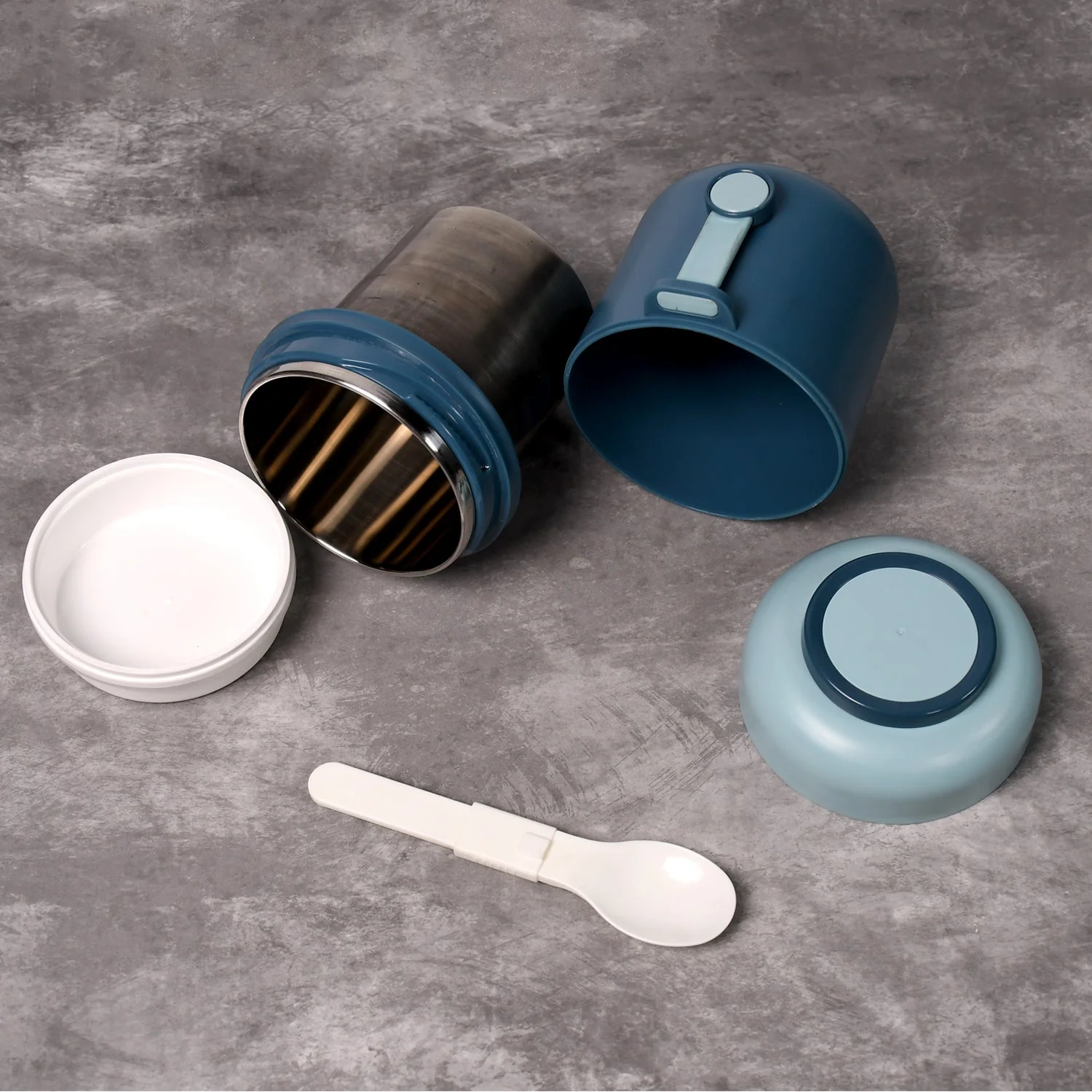 Steel Soup Cup Vacuum Airtight Soup Cup For Home , Office Use ( 550ml ) - Image 3