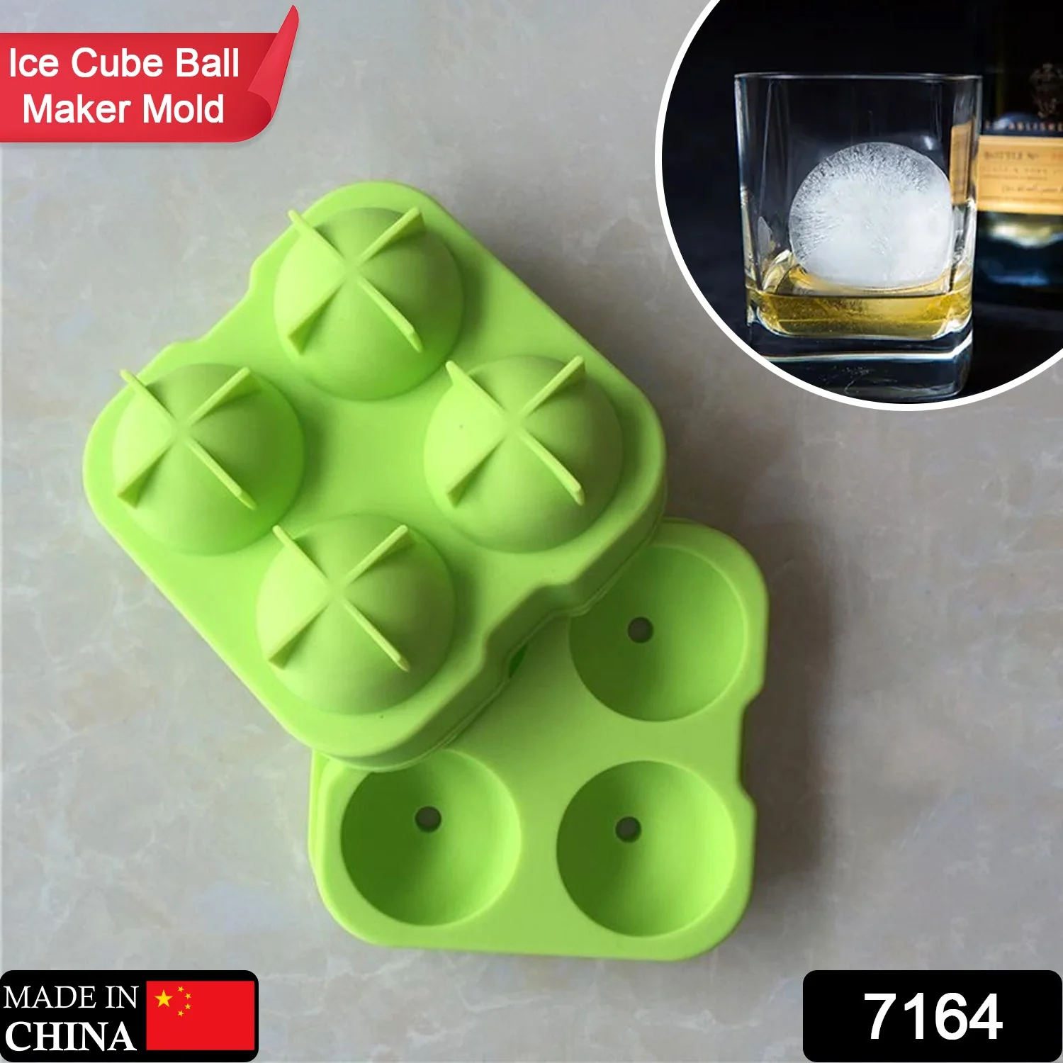 Ice Trays for Freezer Whiskey Ice Cube Plastic Ball Maker Bar Tool ice for Whiskey - Image 2