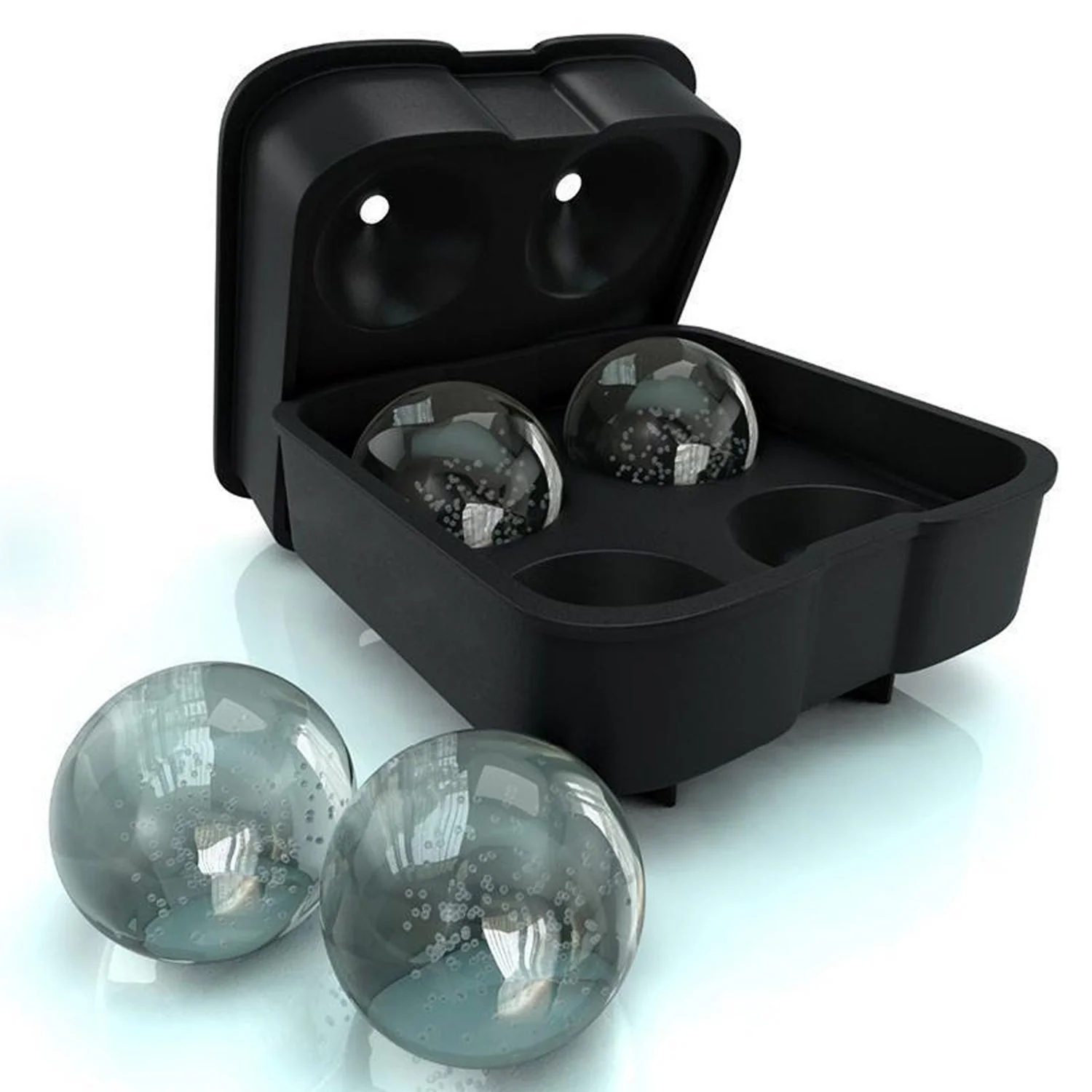Ice Trays for Freezer Whiskey Ice Cube Plastic Ball Maker Bar Tool ice for Whiskey - Image 4