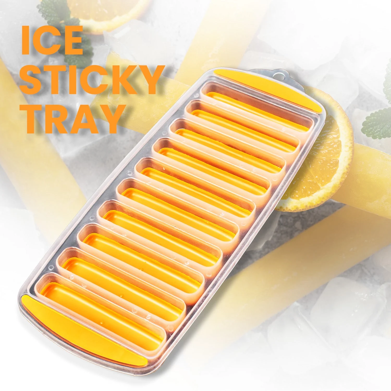 Water Bottle Ice Stick Tray with Push  Cubes - Image 7