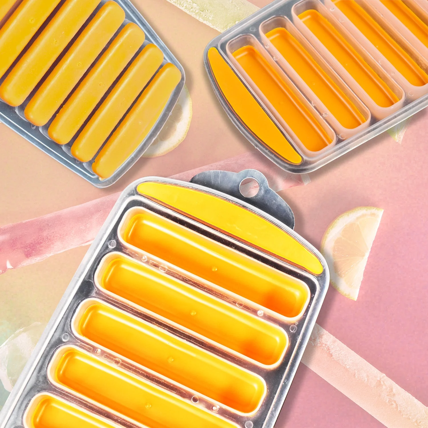 Water Bottle Ice Stick Tray with Push  Cubes - Image 8