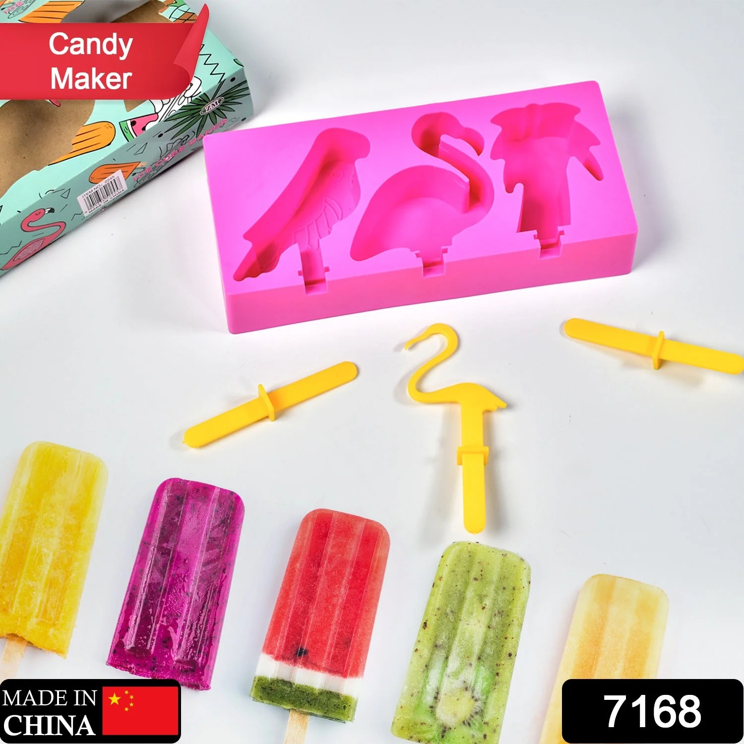 Fancy Ice Candy Mould Maker – Food-Grade Reusable Molds for All Ages - Image 3
