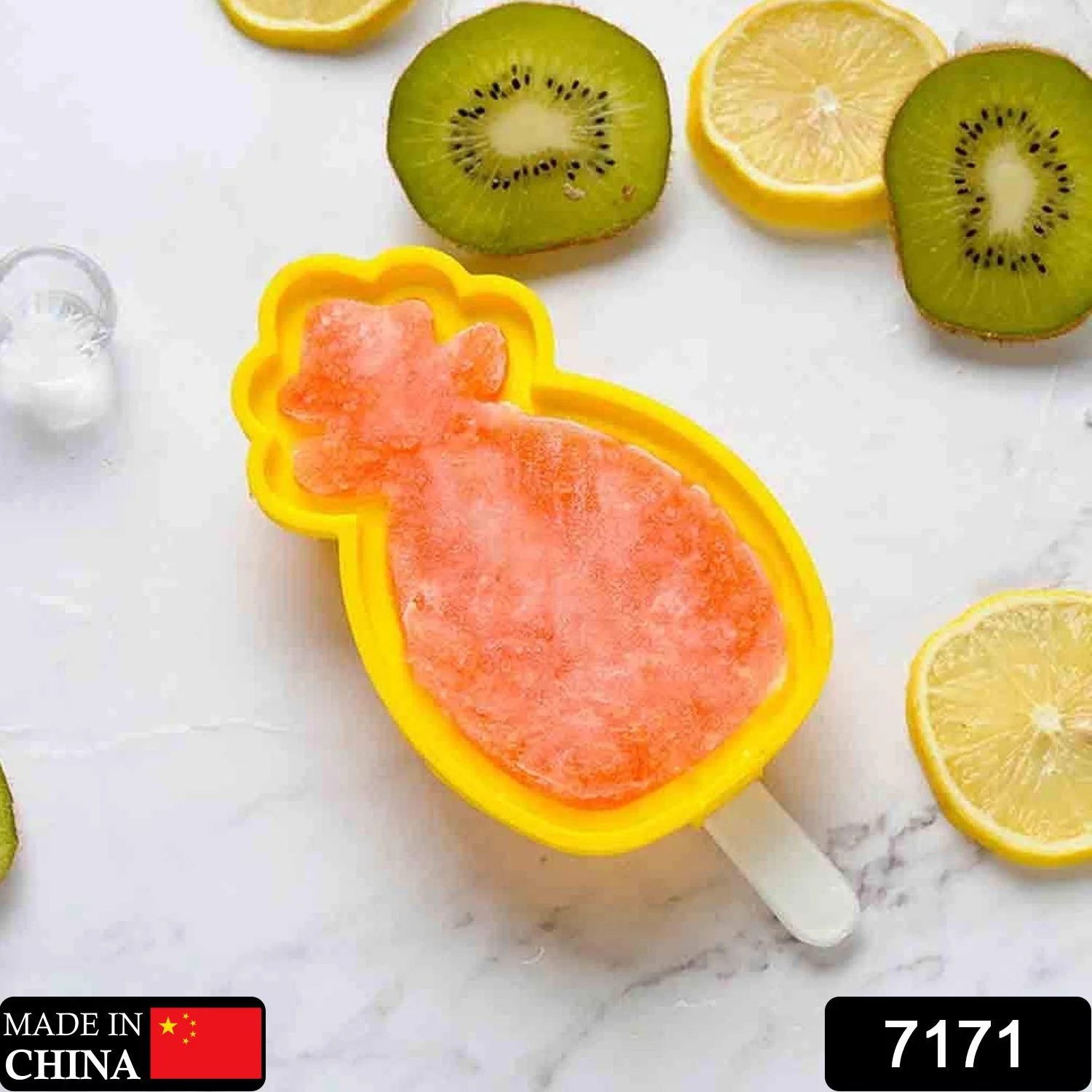 Pineapple Shape sicle Molds - Silicone Ice Candy Cream Mould, DIY Ice Kitchen tool - Image 4