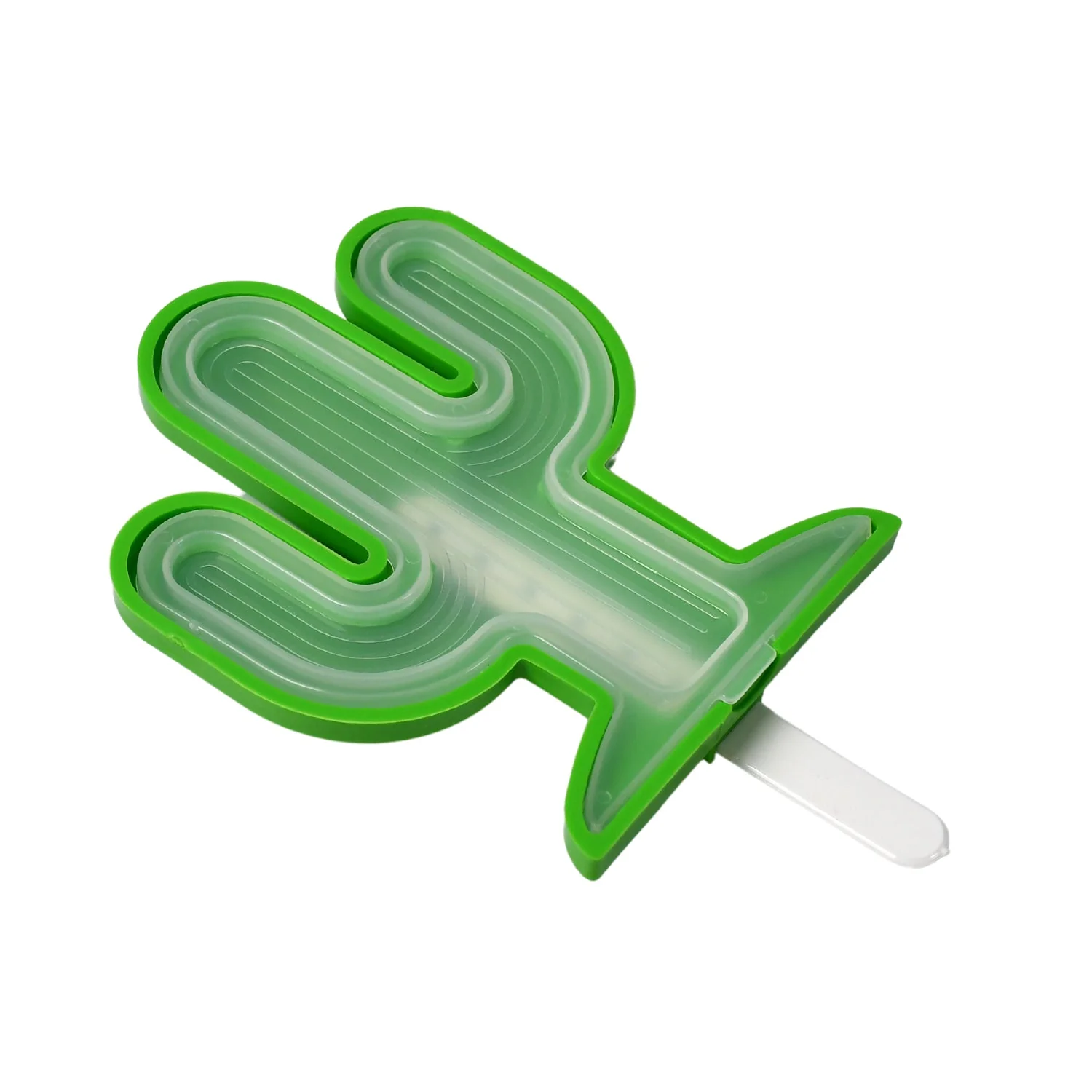Cactus Shape sicle Molds - Durable Silicone Ice Cream Mould, DIY Ice Kitchen Tool - Image 4