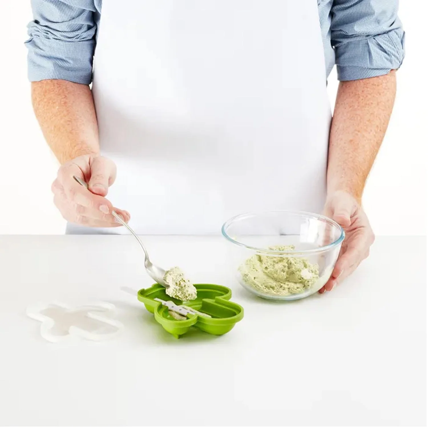 Cactus Shape sicle Molds - Durable Silicone Ice Cream Mould, DIY Ice Kitchen Tool - Image 5