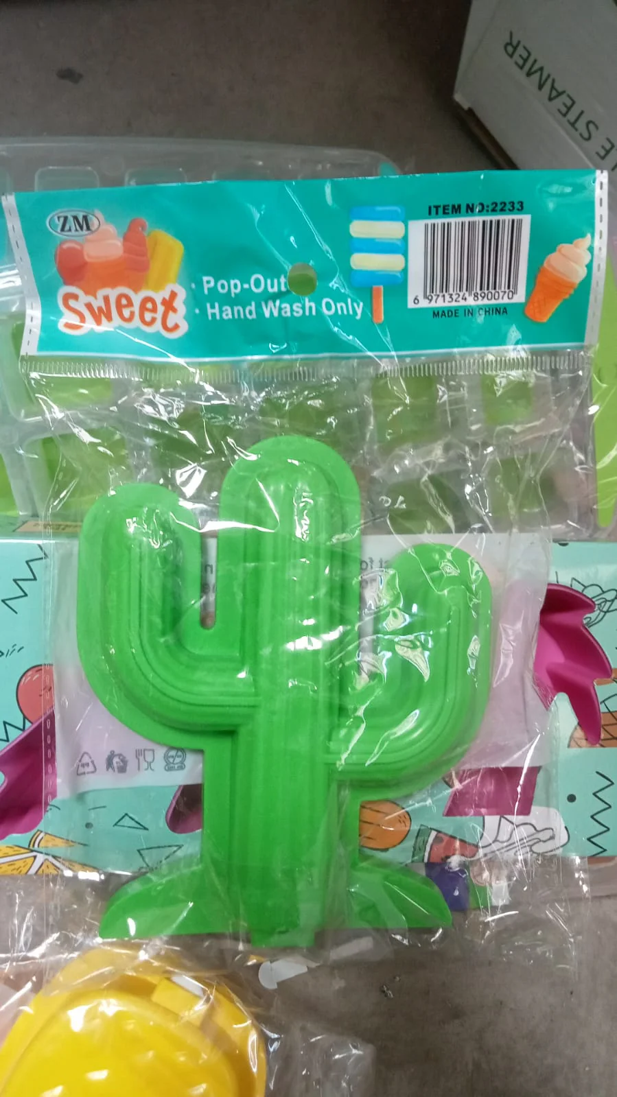 Cactus Shape sicle Molds - Durable Silicone Ice Cream Mould, DIY Ice Kitchen Tool - Image 8